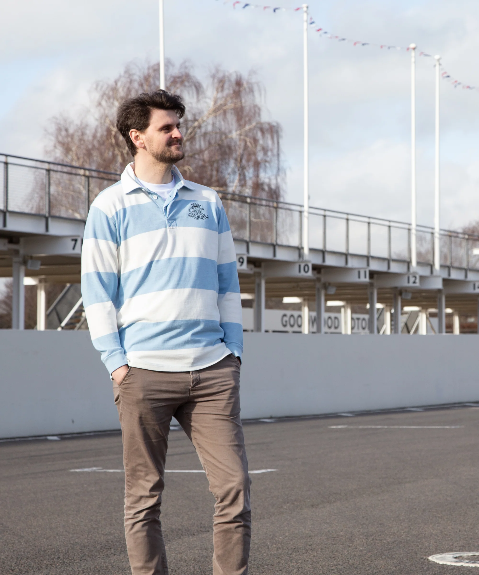 Goodwood 83rd Members' Meeting Unisex Rugby Shirt - Image 6
