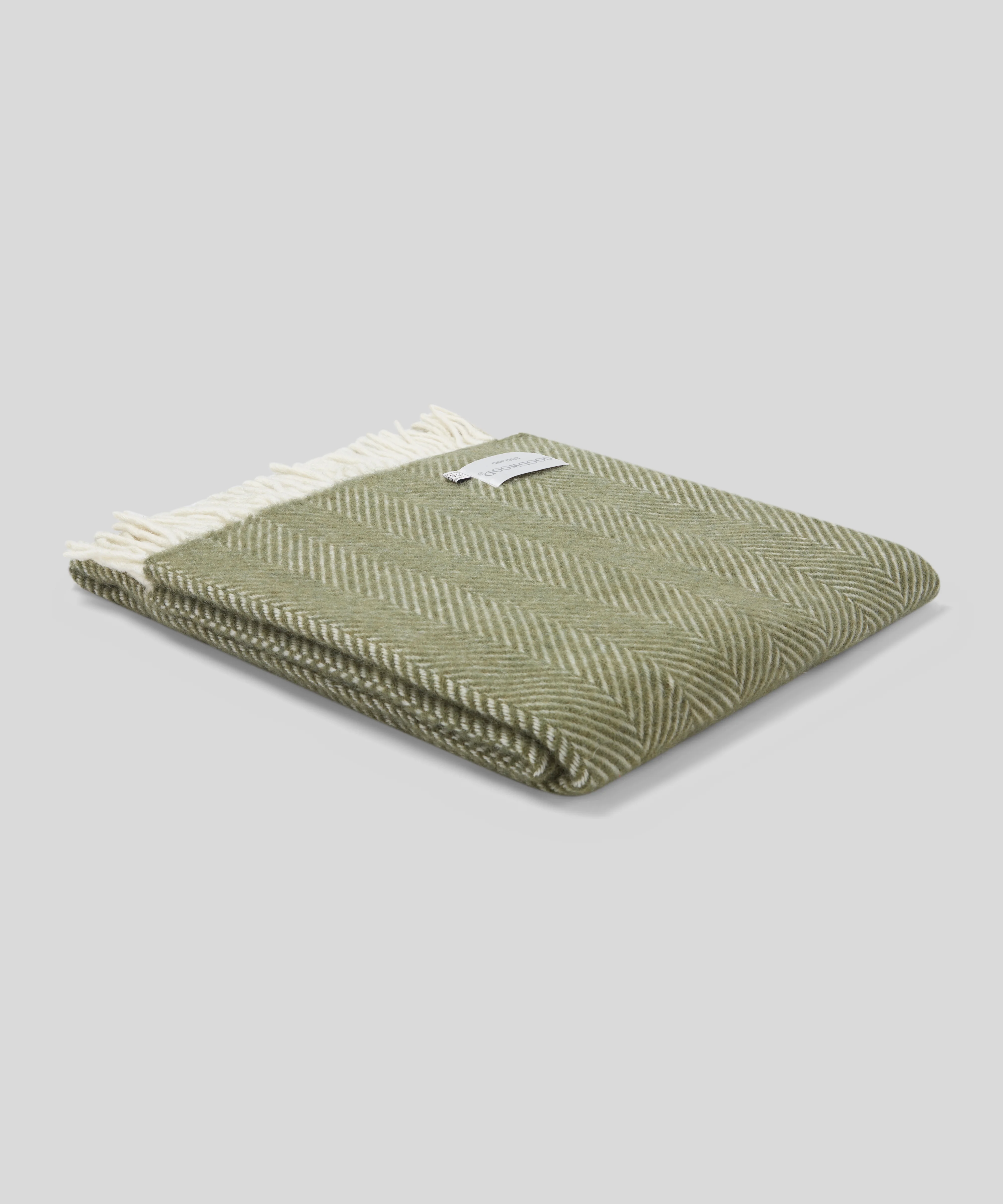 Goodwood Fishbone Wool Travel Rug - Image 3