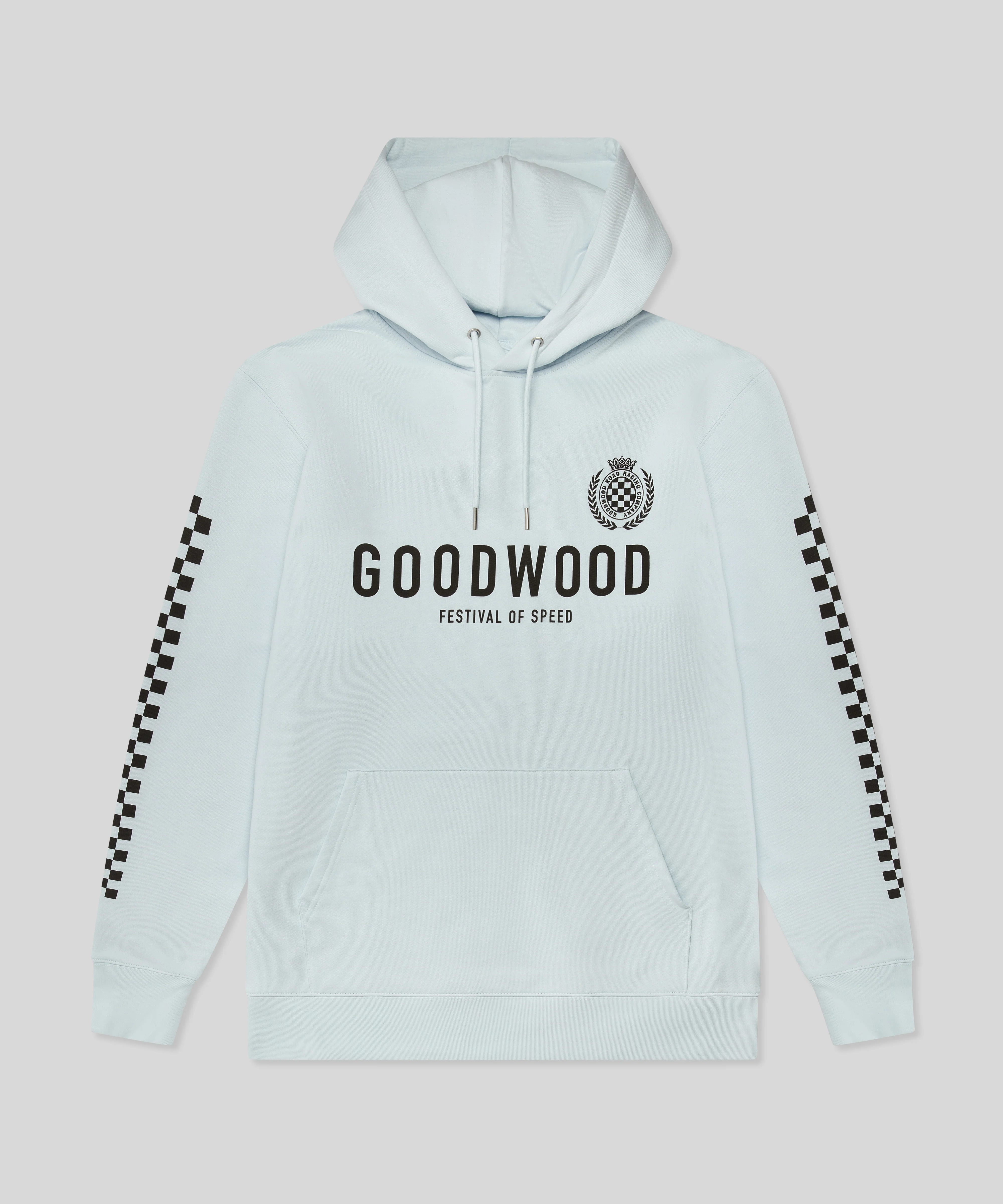 Goodwood Festival of Speed Monochrome Chequer Flag Hoodie