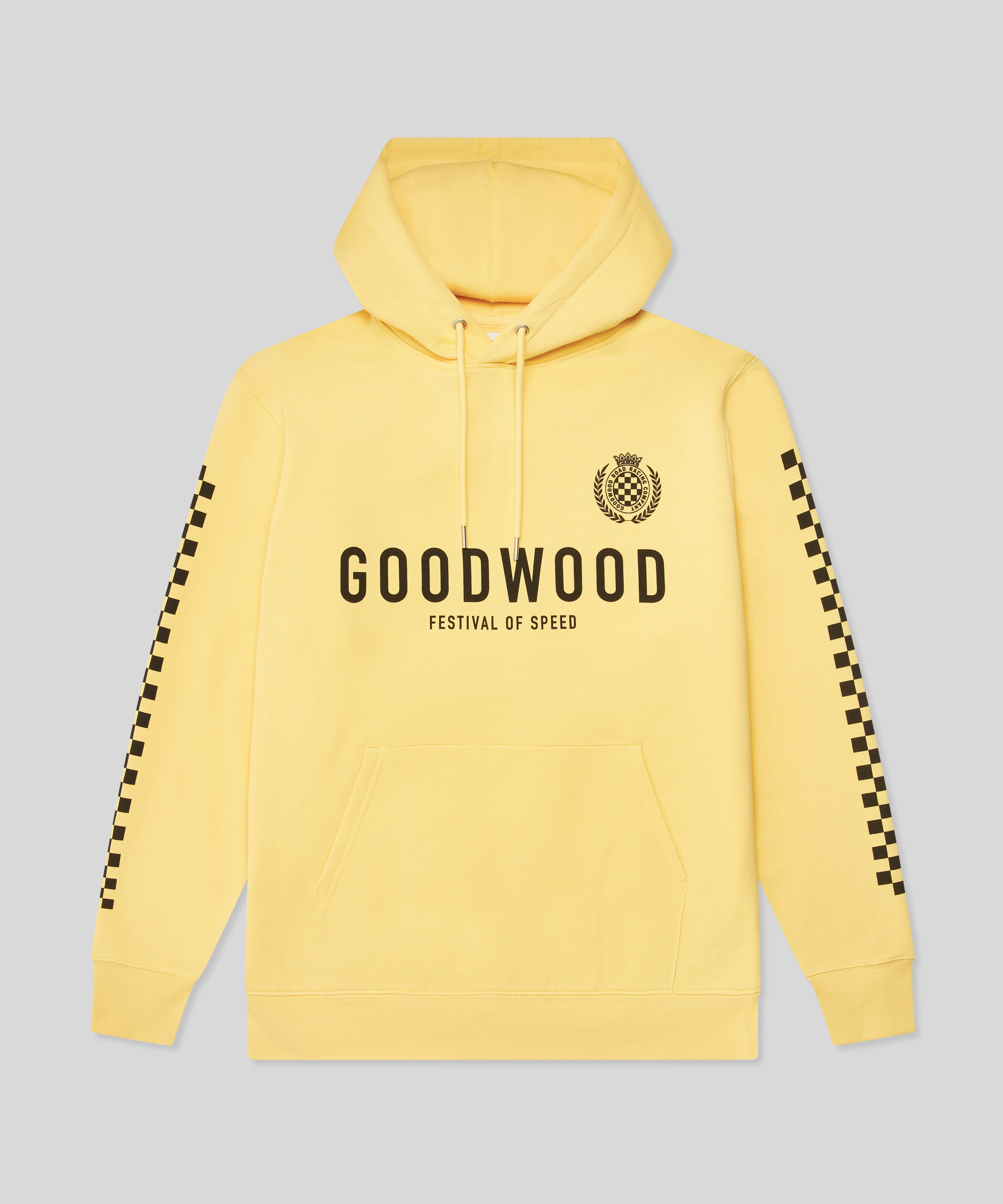 Goodwood Festival of Speed Monochrome Chequer Flag Hoodie - Image 3
