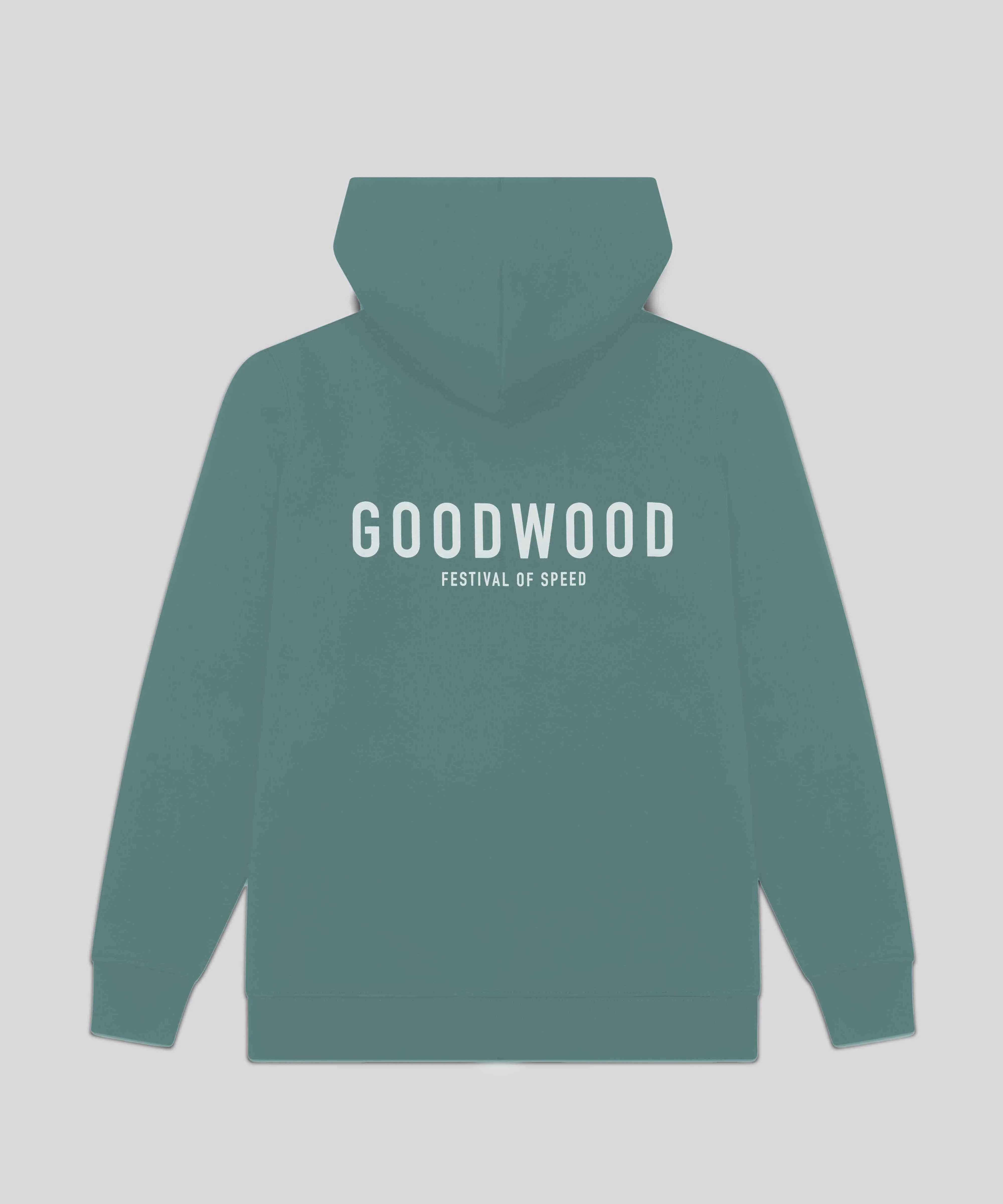 Goodwood Festival of Speed Monochrome Chequer Flag Zip Up Hoodie - Image 7