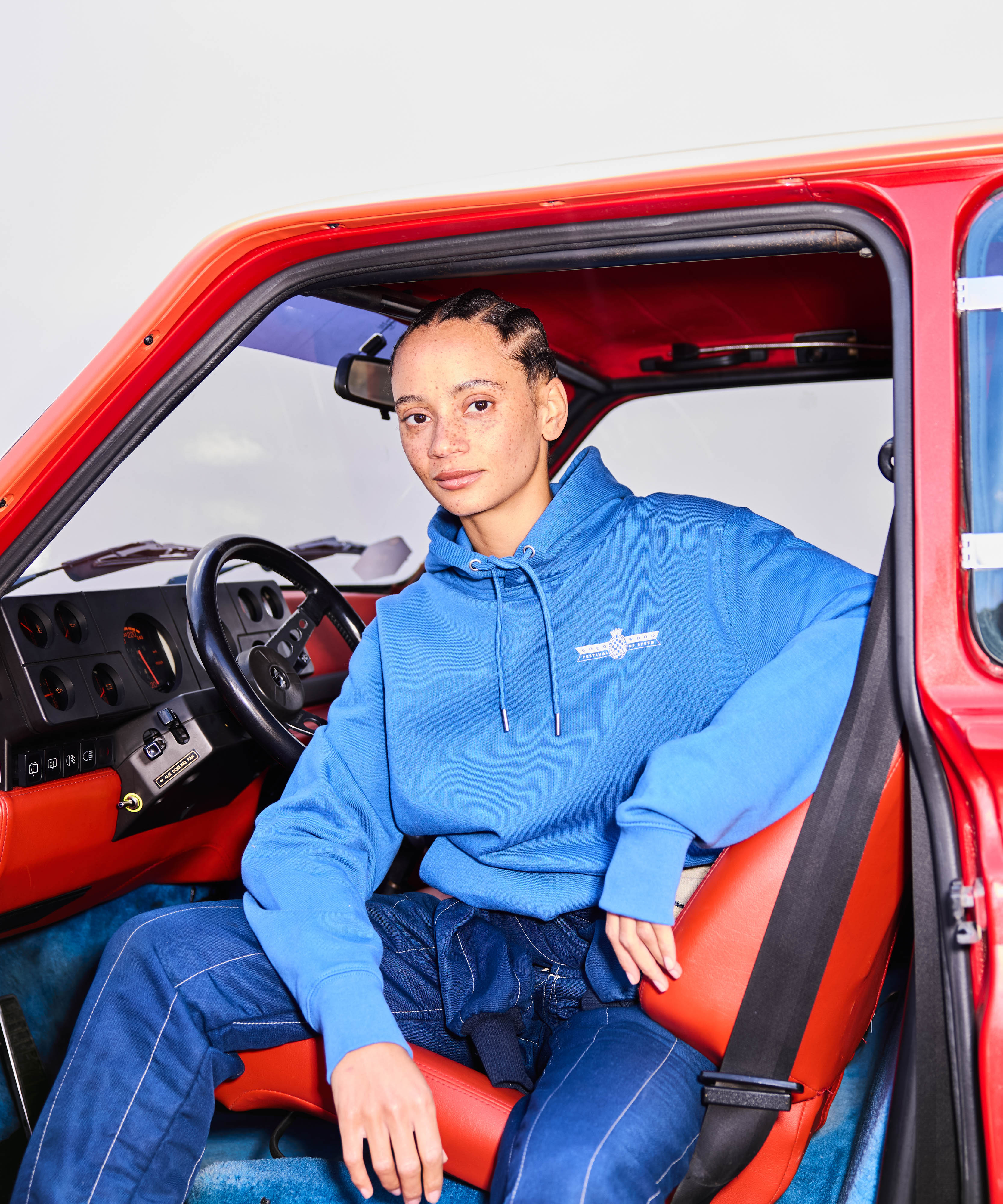 Goodwood Festival of Speed One Colour Logo Hoodie - Image 3