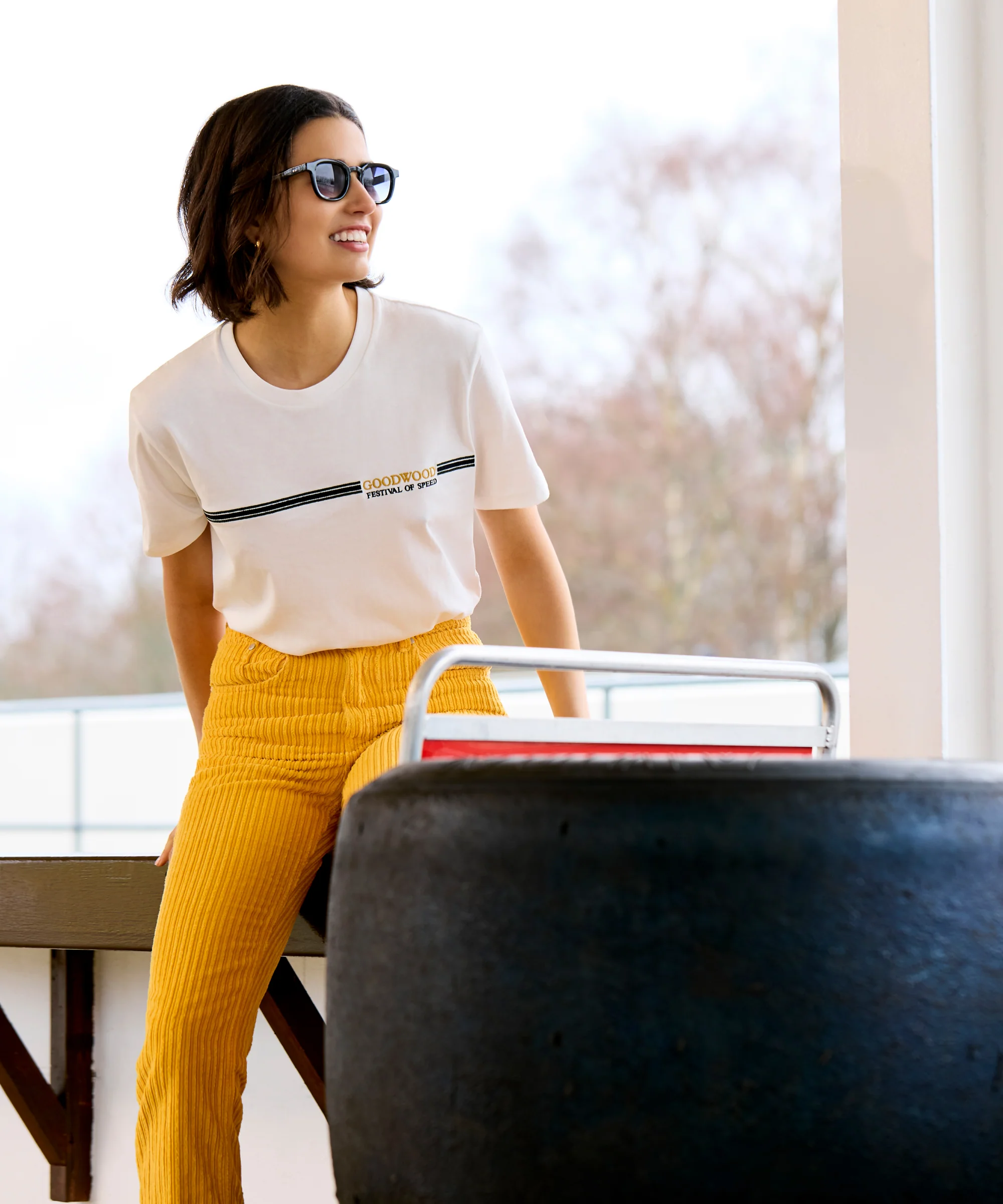 Goodwood Festival of Speed Premium Stripe T-Shirt - Image 4