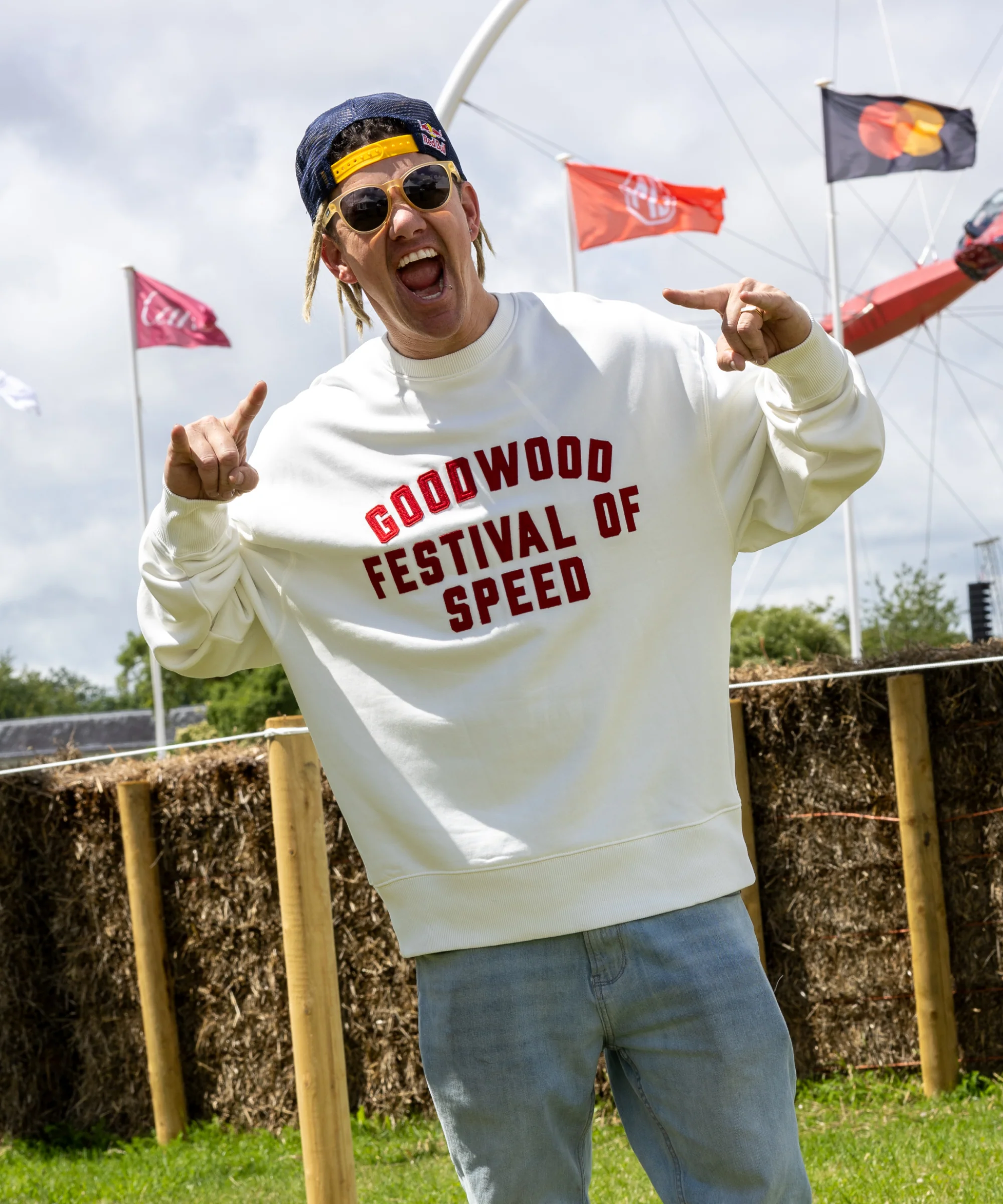 Goodwood Festival of Speed Varsity Applique Sweatshirt - Image 2