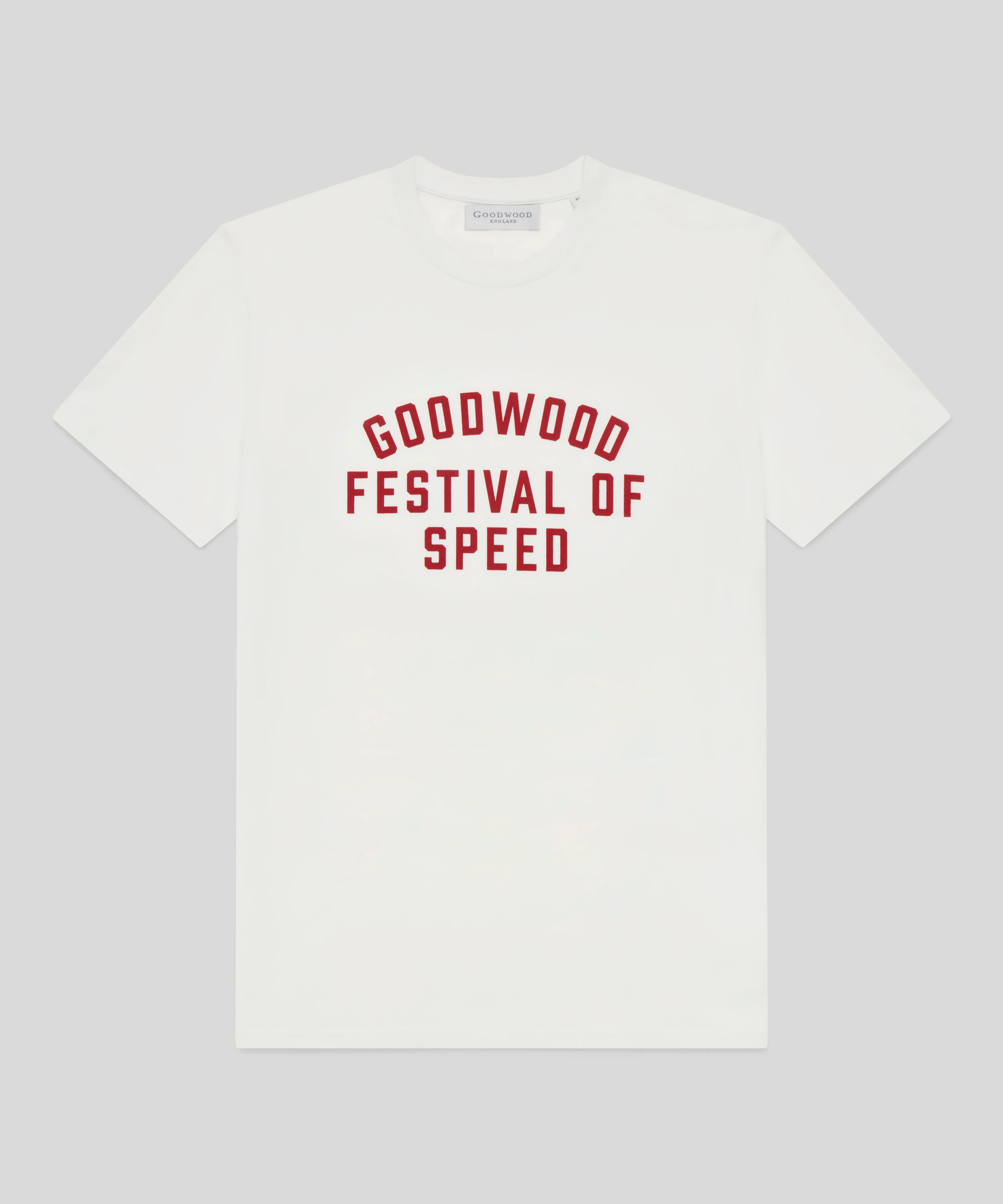 Goodwood Festival of Speed Varsity Print T-Shirt - Image 3