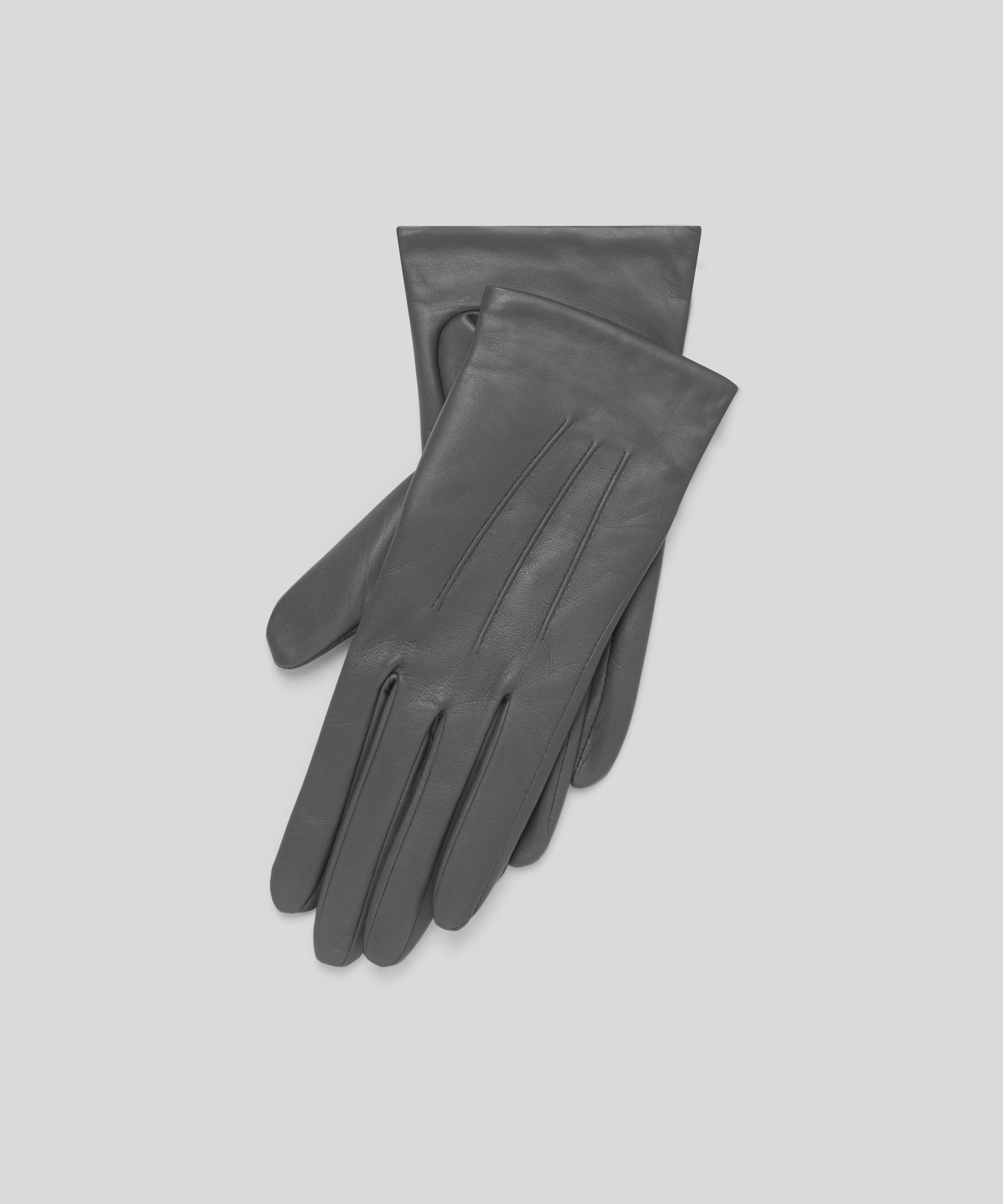 Goodwood Three-Point Cashmere-Lined Leather Womens Gloves - Image 3
