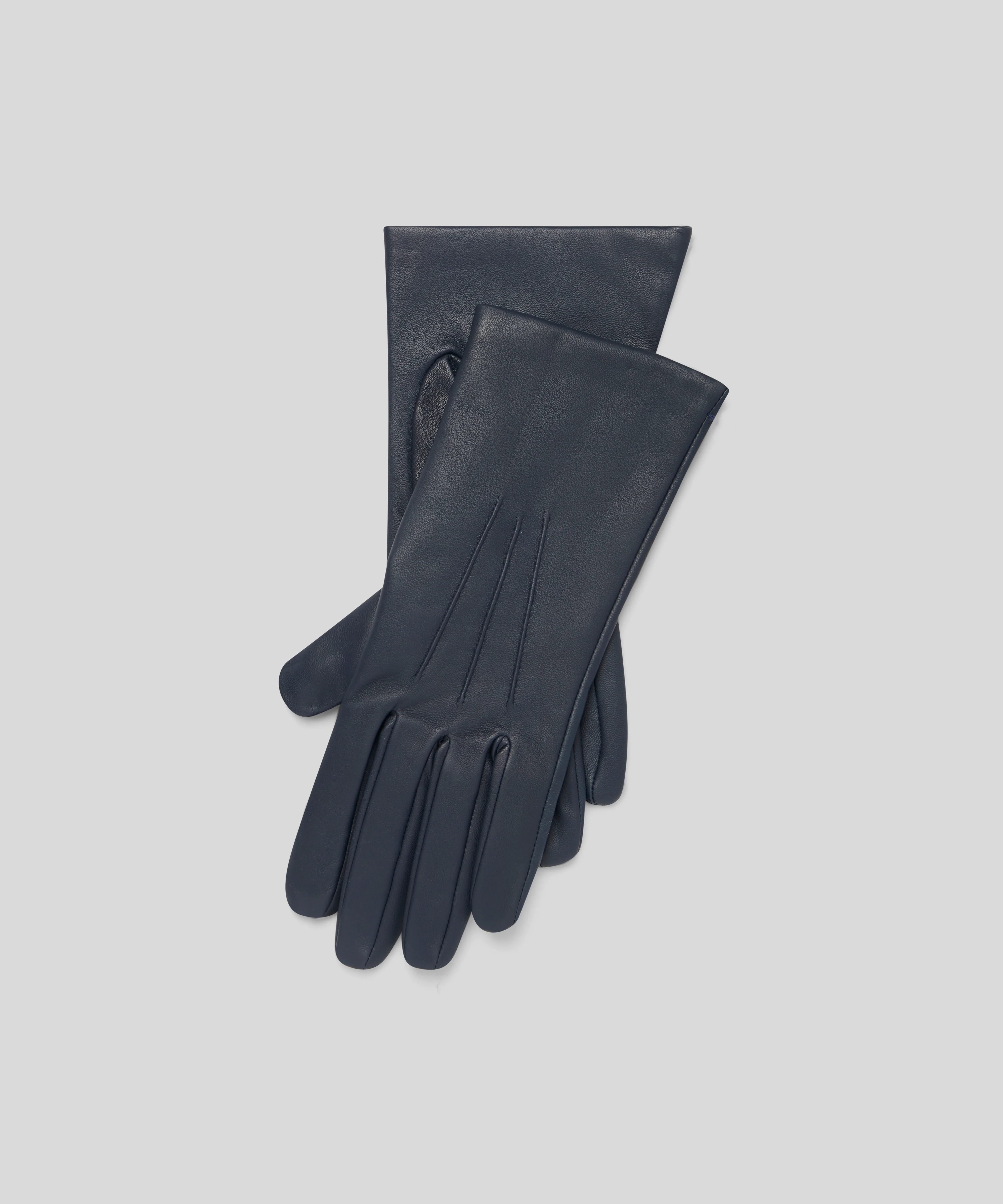 Goodwood Three-Point Cashmere-Lined Leather Womens Gloves - Image 5