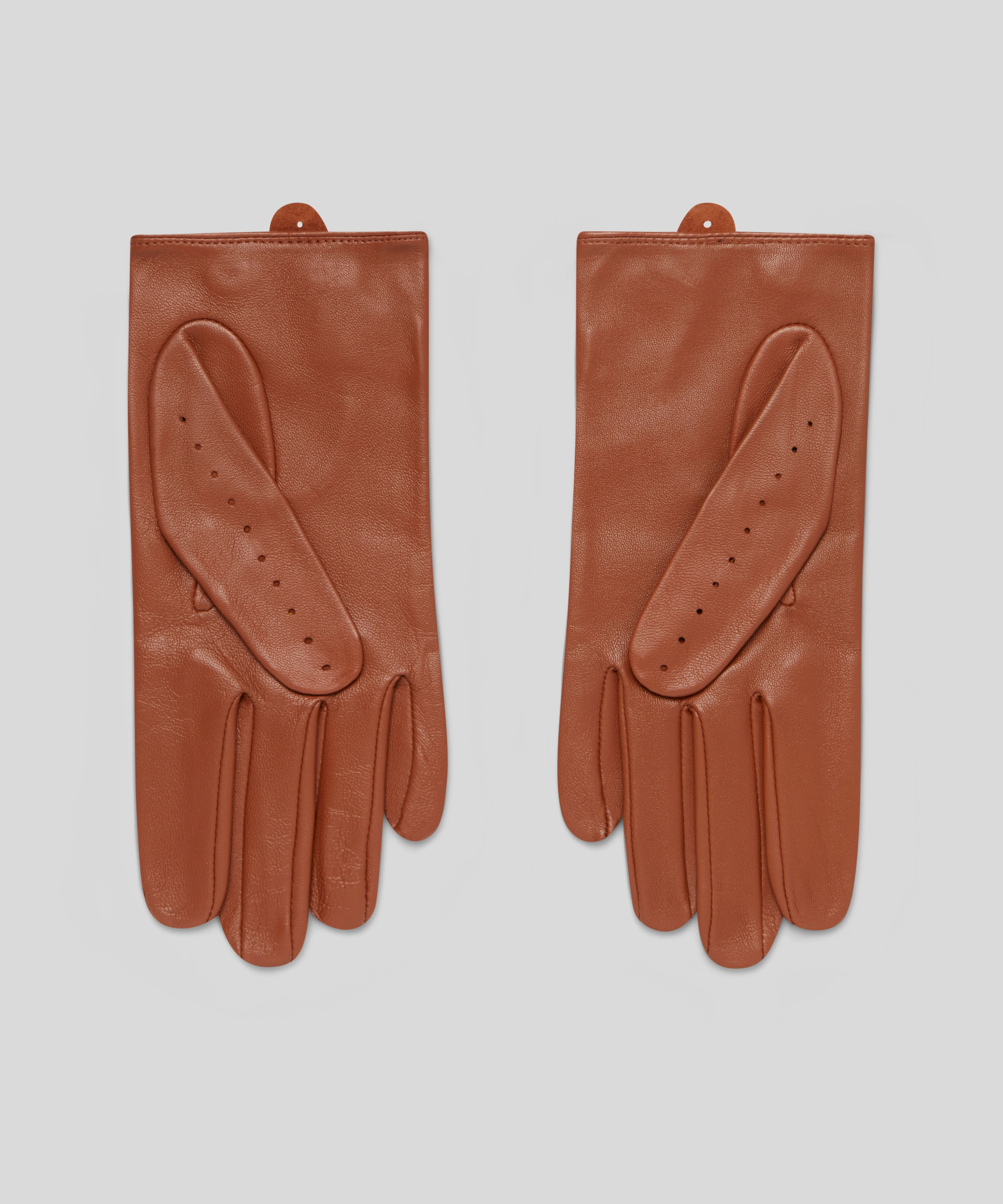 Goodwood Ladies Punched Leather Driving Gloves - Image 4