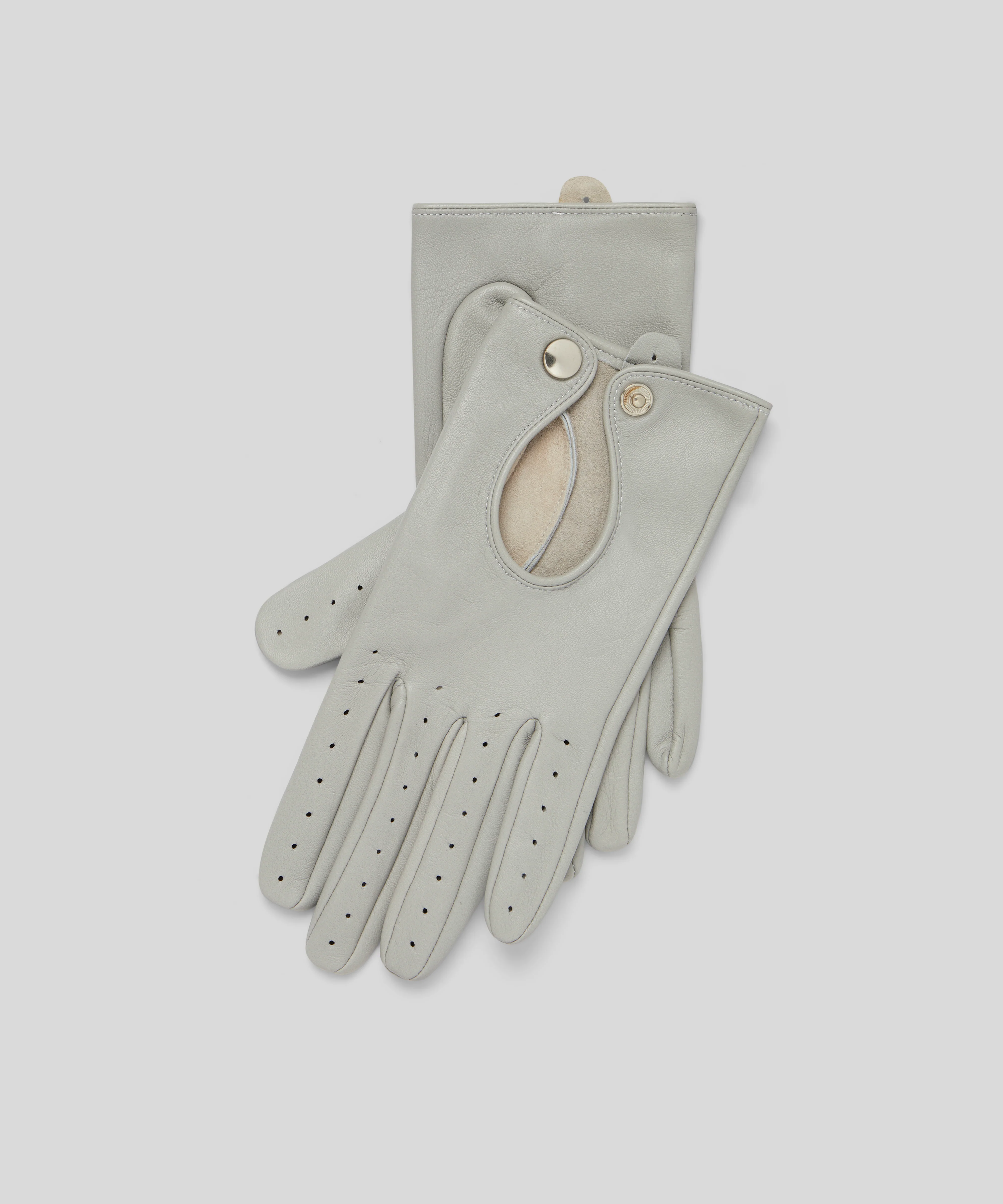 Goodwood Ladies Punched Leather Driving Gloves - Image 5