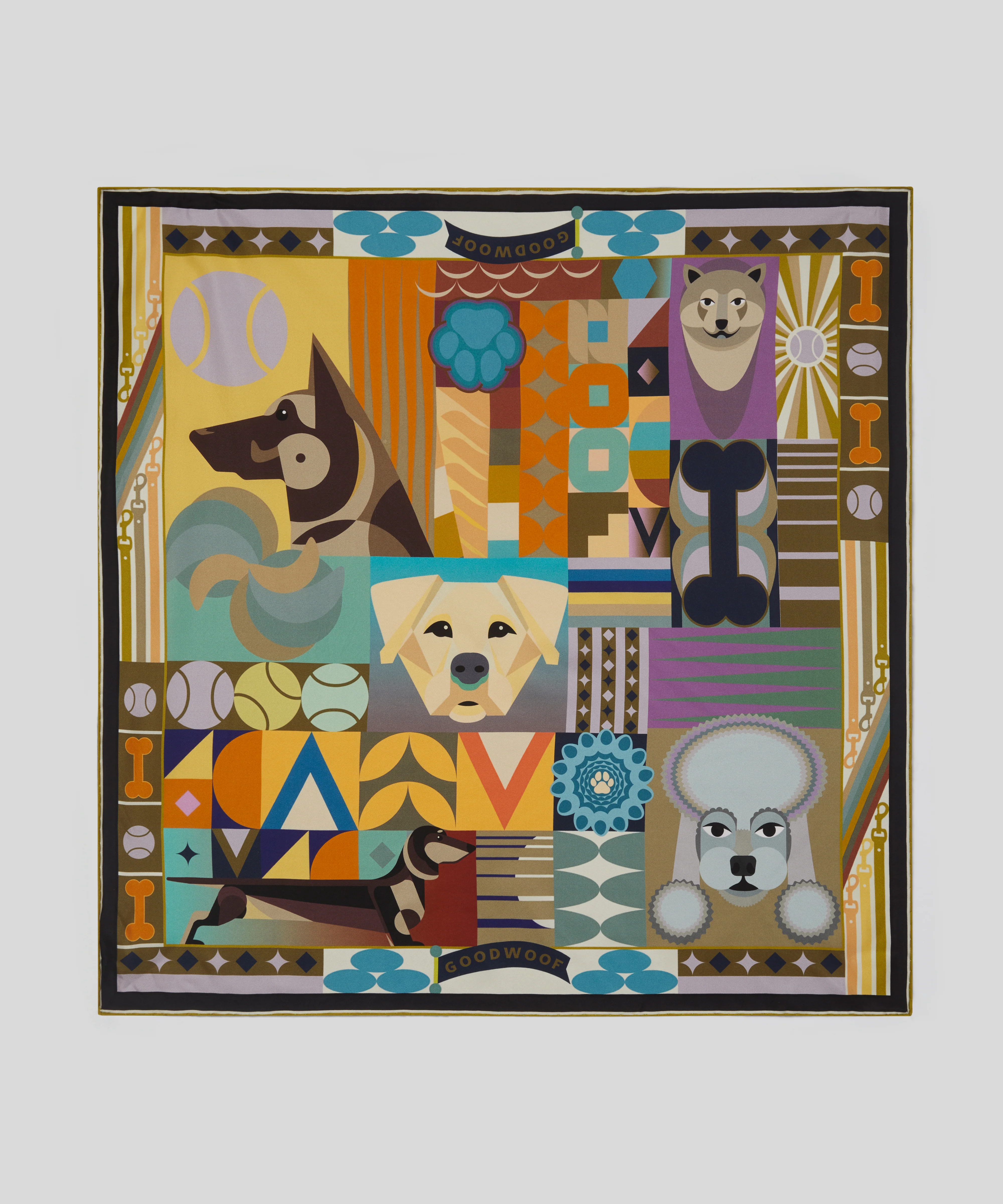Goodwoof Geometric Scarf - Image 3