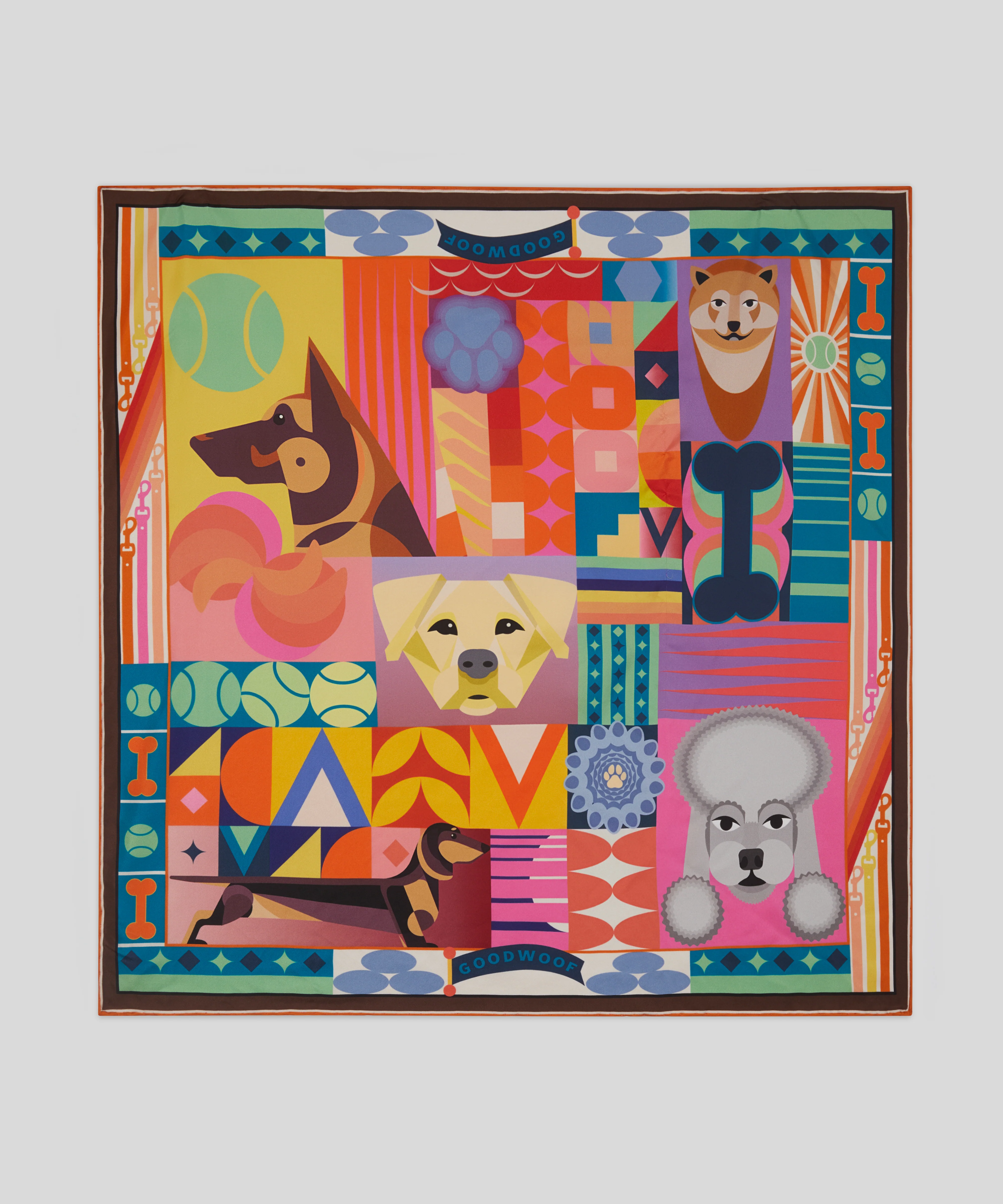 Goodwoof Geometric Scarf - Image 5
