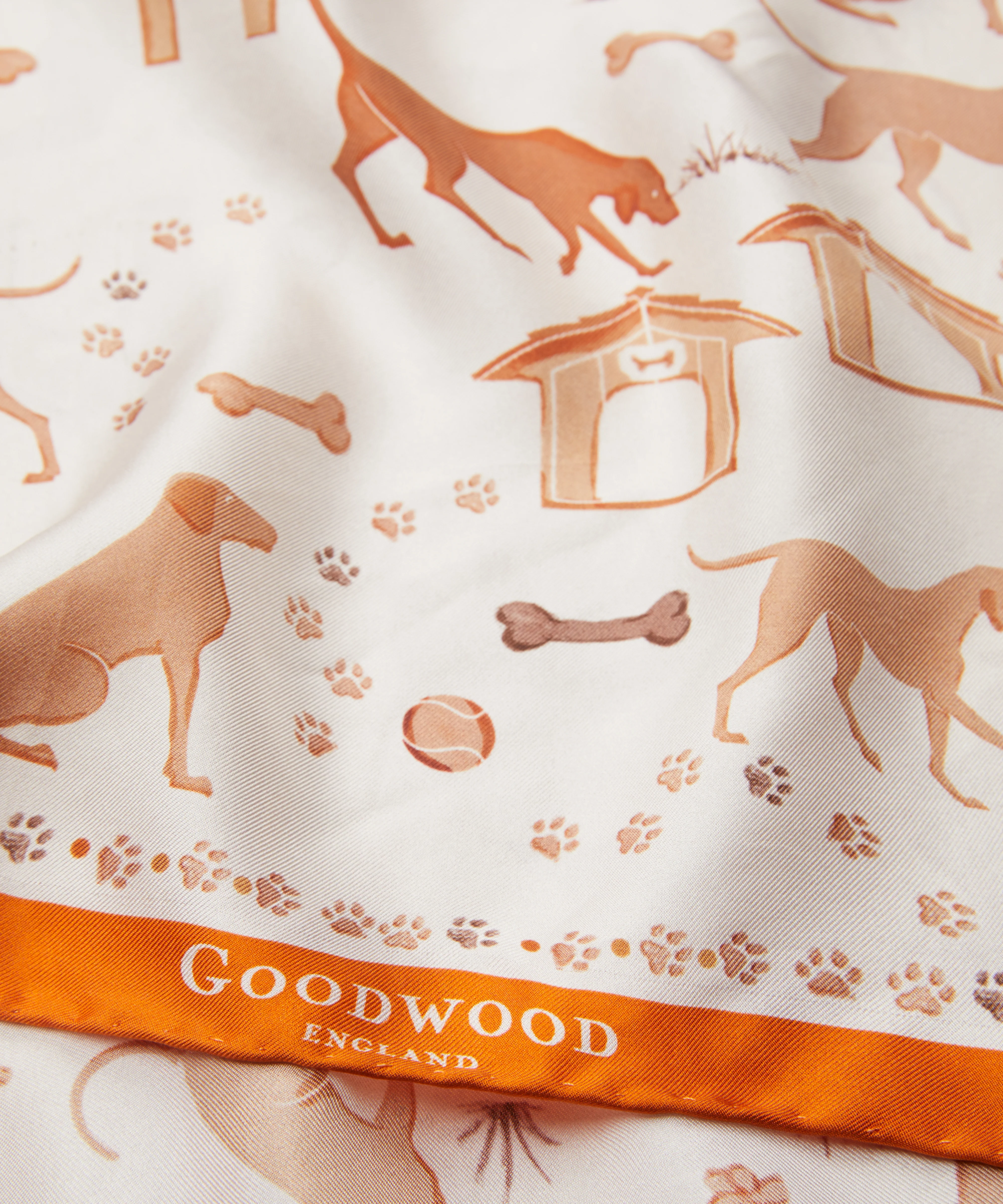 Goodwoof Watercolour Hound Scarf - Image 2