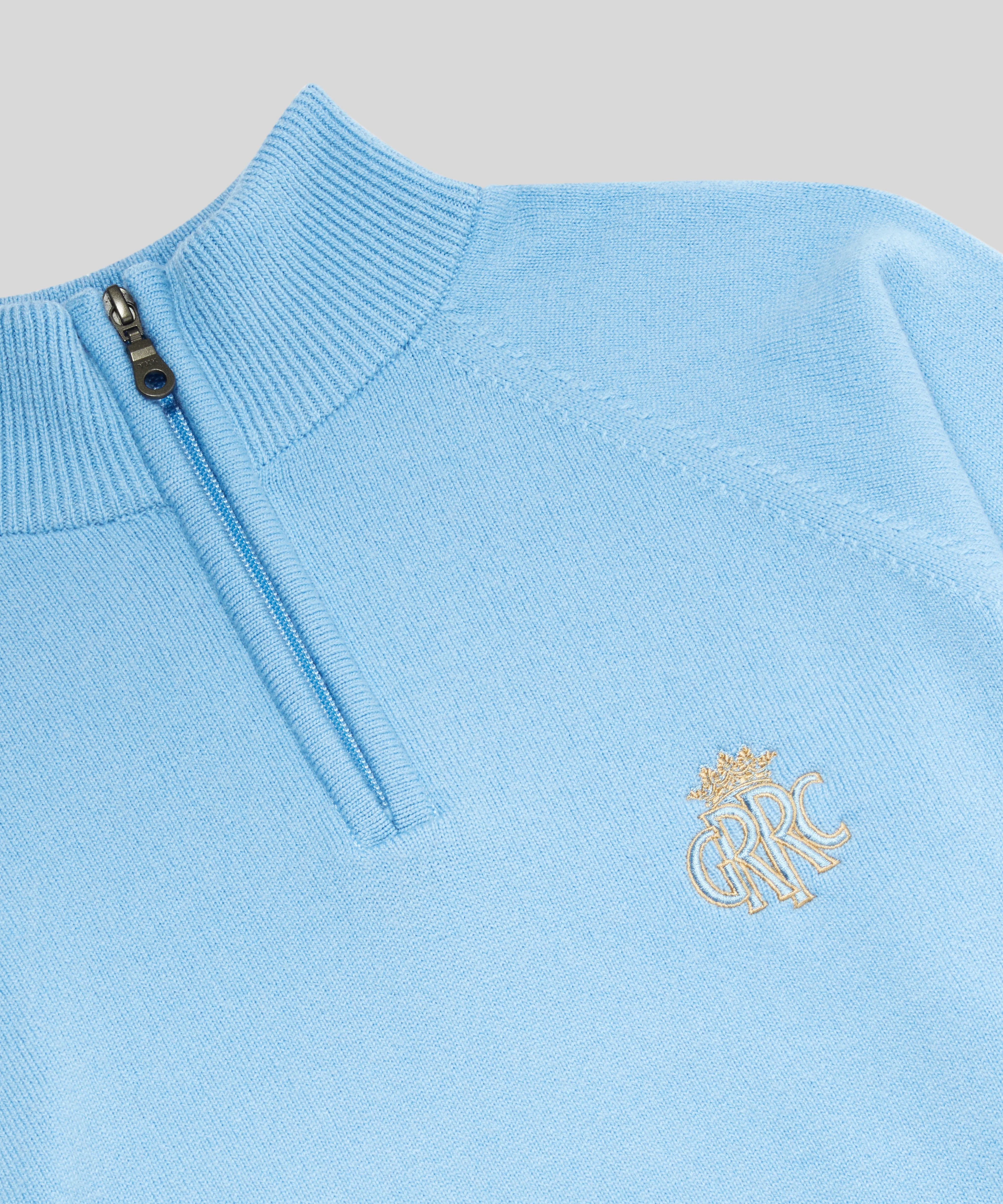 Goodwood GRRC Quarter-Zip Lambswool Jumper - Image 2