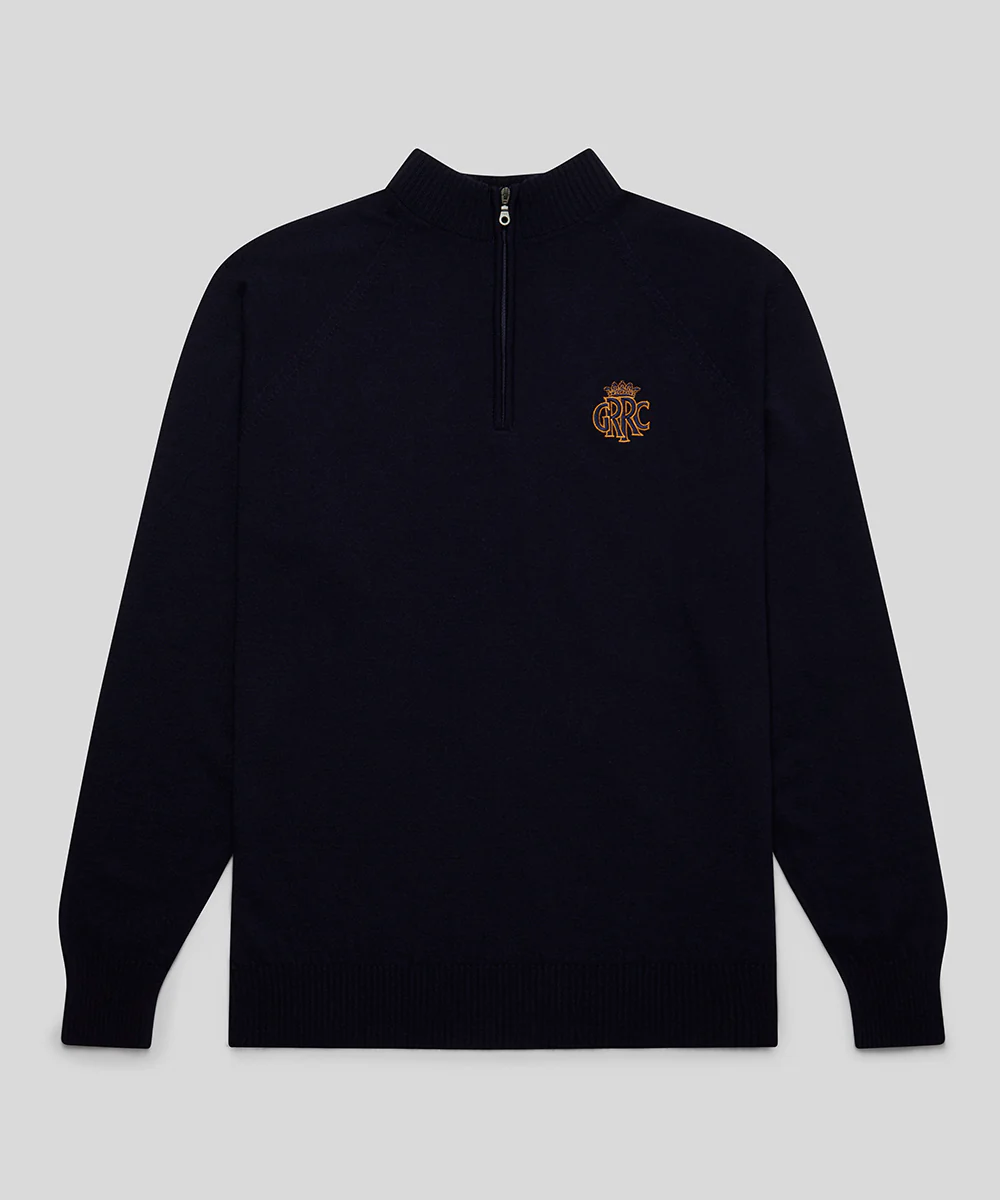 Goodwood GRRC Quarter-Zip Merino Jumper - Image 3