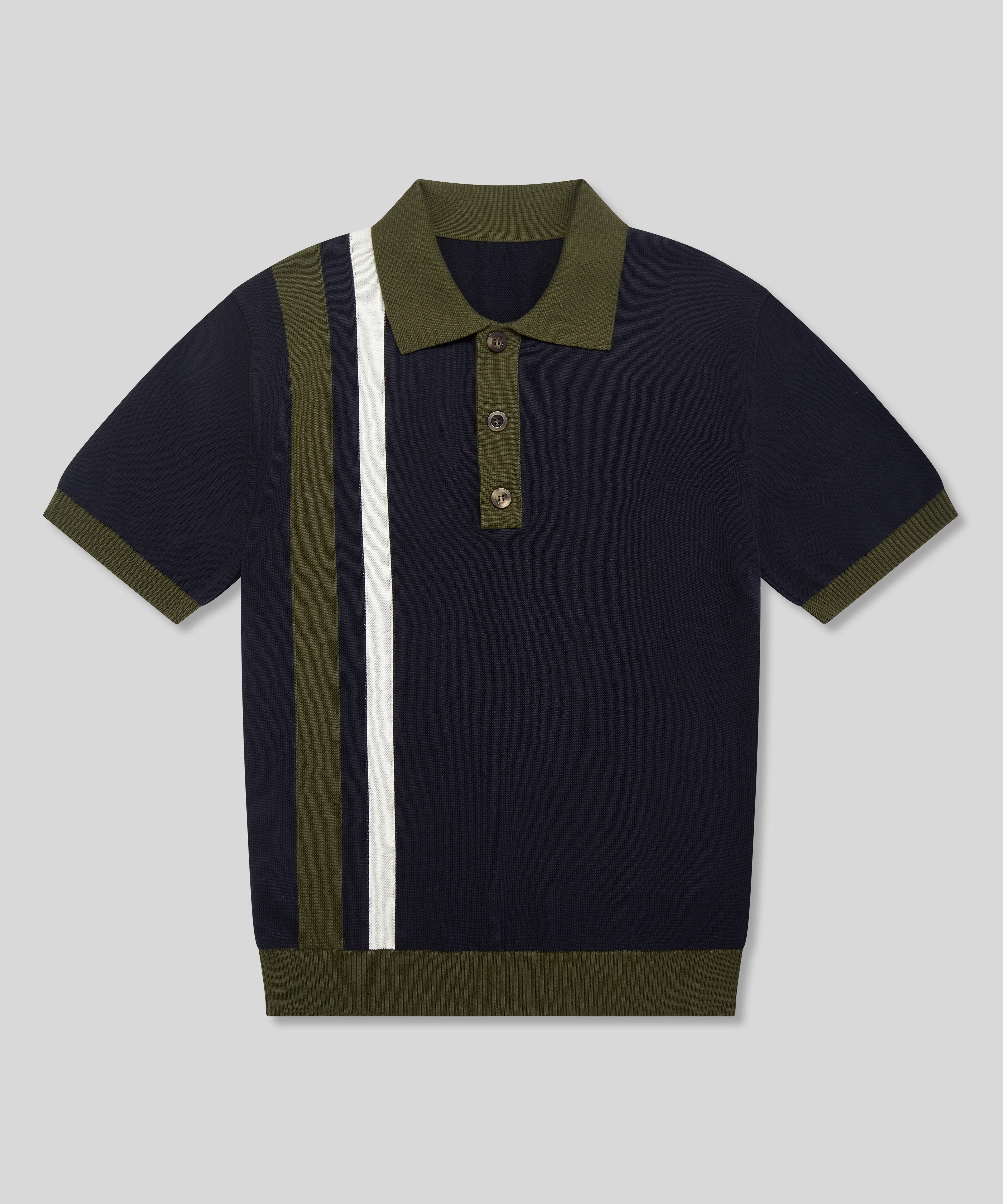 Goodwood England Knitted Polo Shirt