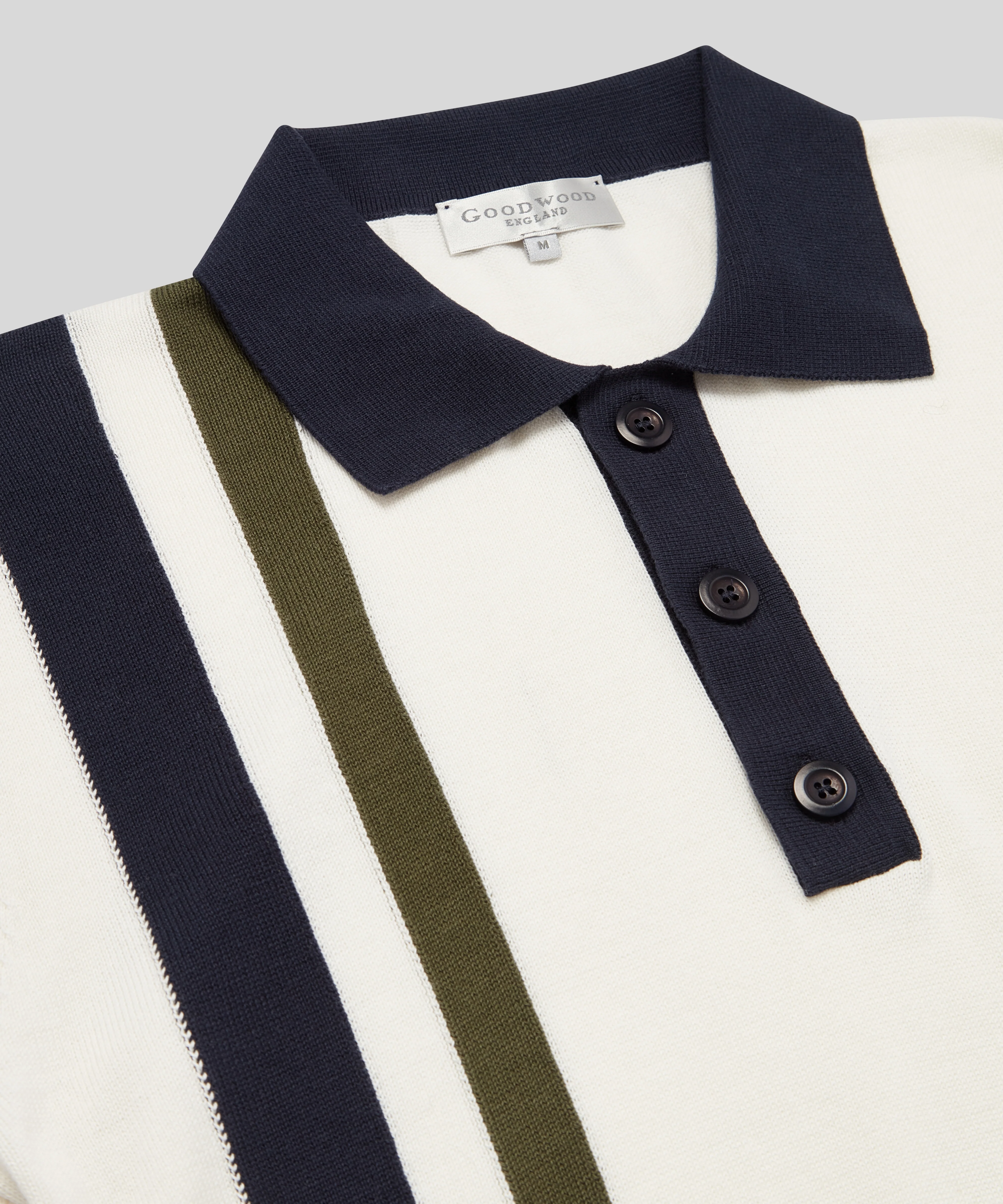 Goodwood England Knitted Polo Shirt - Image 4