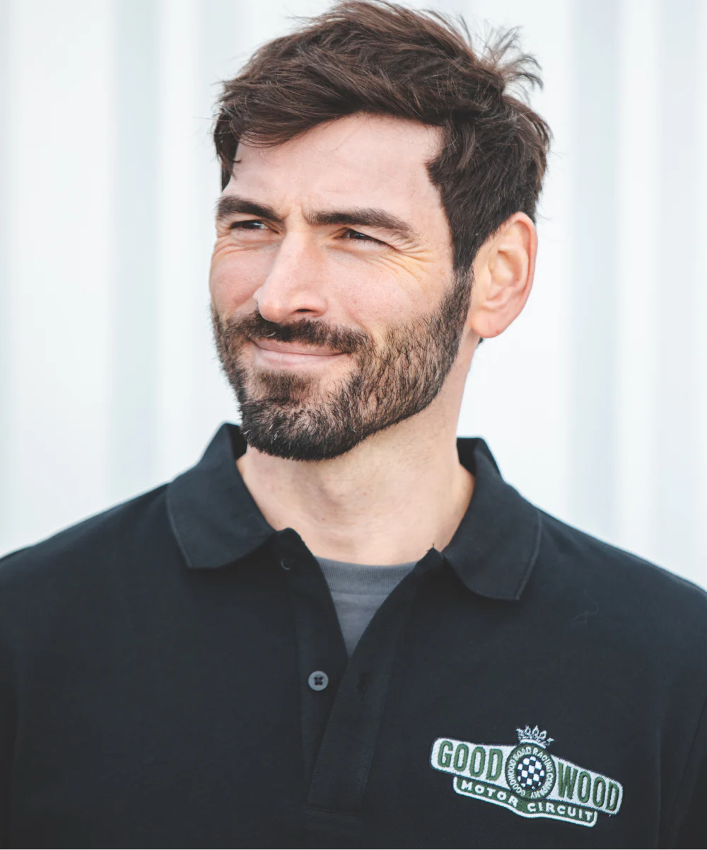 Goodwood Motor Circuit Long Sleeve Polo Shirt - Image 5