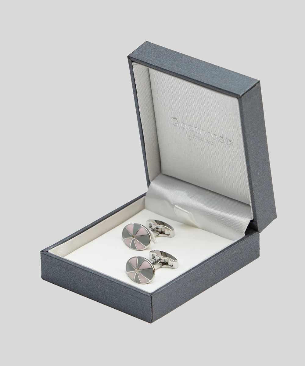 Jockey Hat Racing Colours Cufflinks