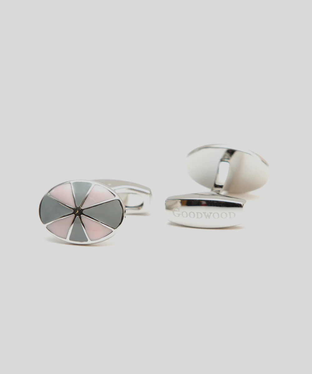 Jockey Hat Racing Colours Cufflinks - Image 2