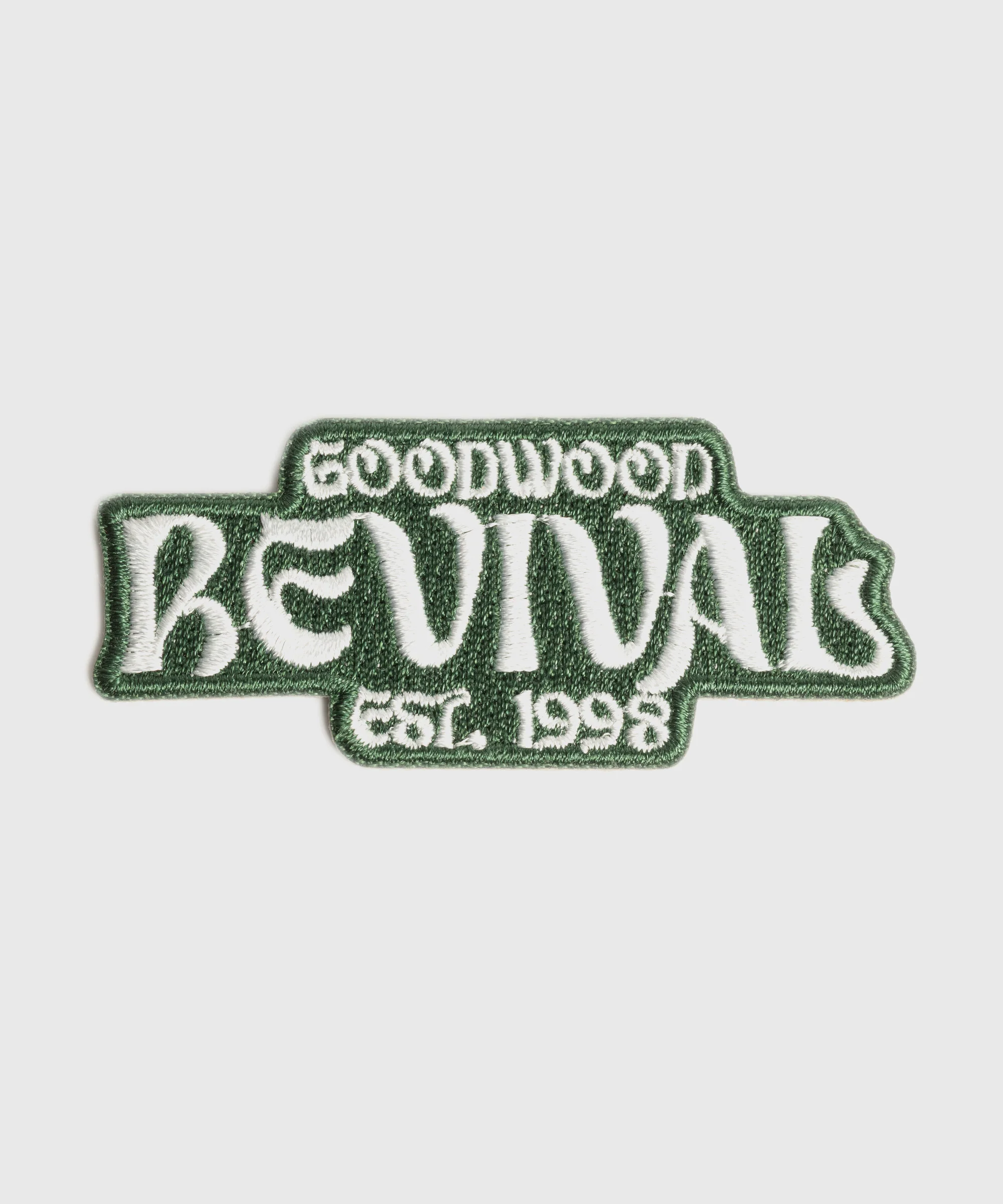 Goodwood Revival Est. 1998 Iron on Badge