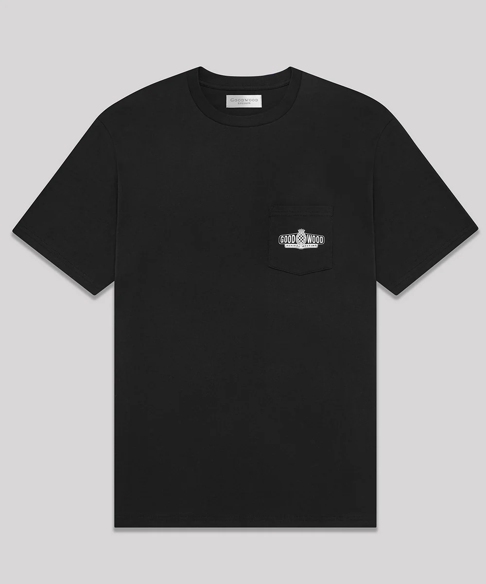 Goodwood Revival Logo Pocket T-Shirt Unisex - Image 4