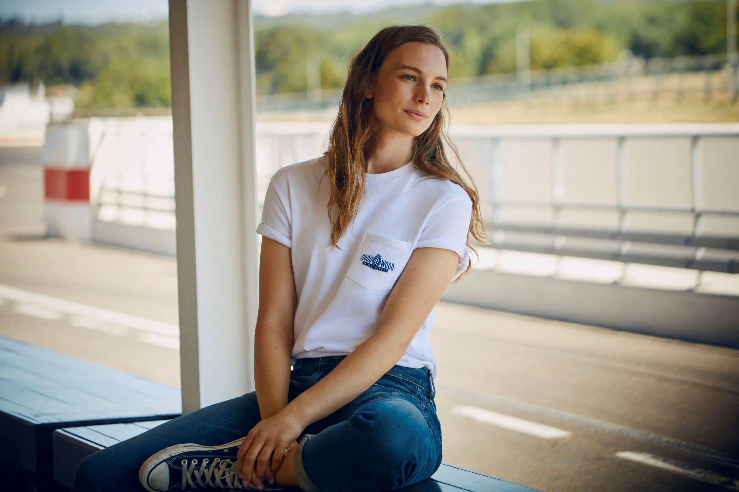 Goodwood Revival Logo Pocket T-Shirt Unisex - Image 6