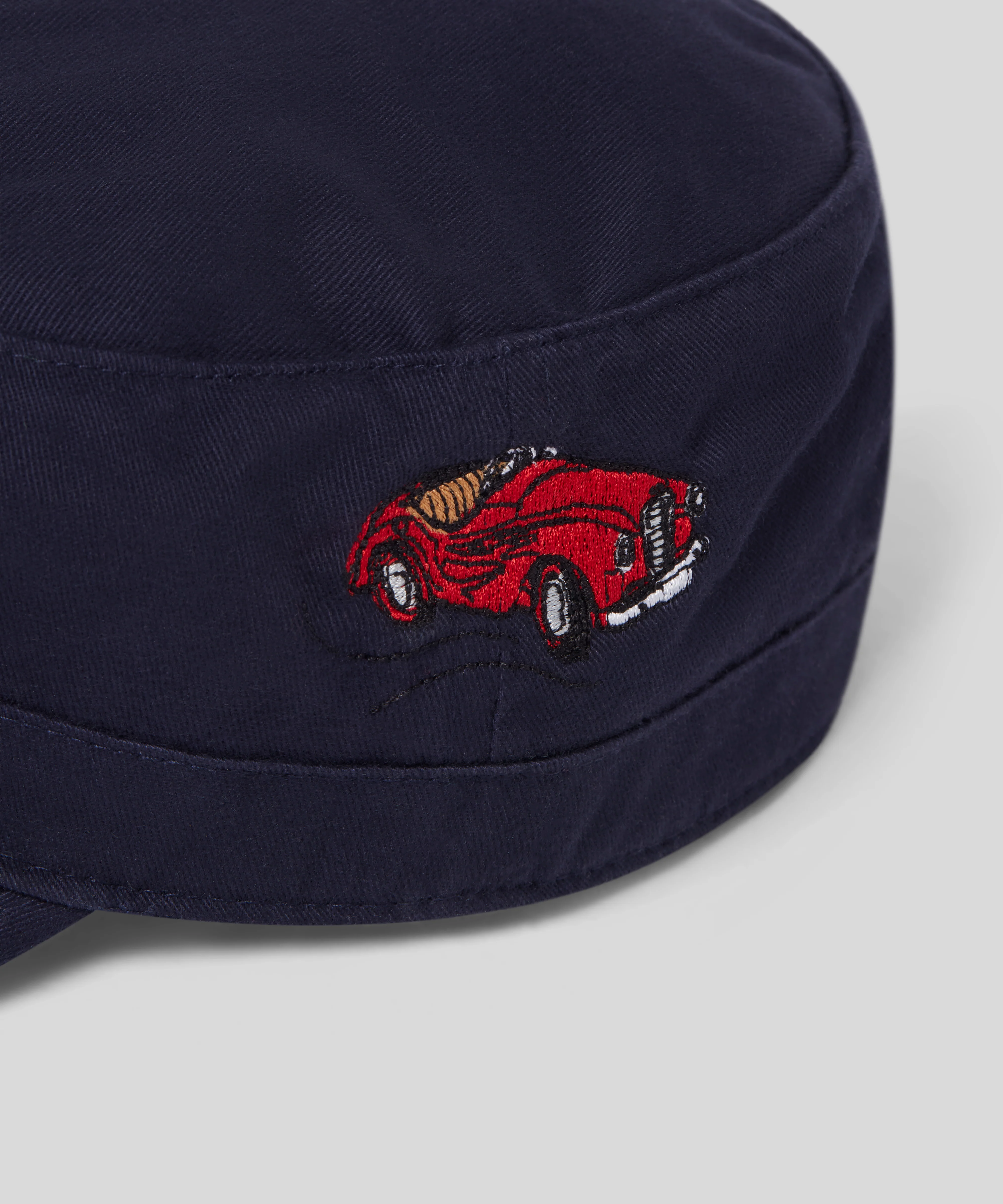 Goodwood Revival Cotton Military Cap - Austin J40 - Image 3