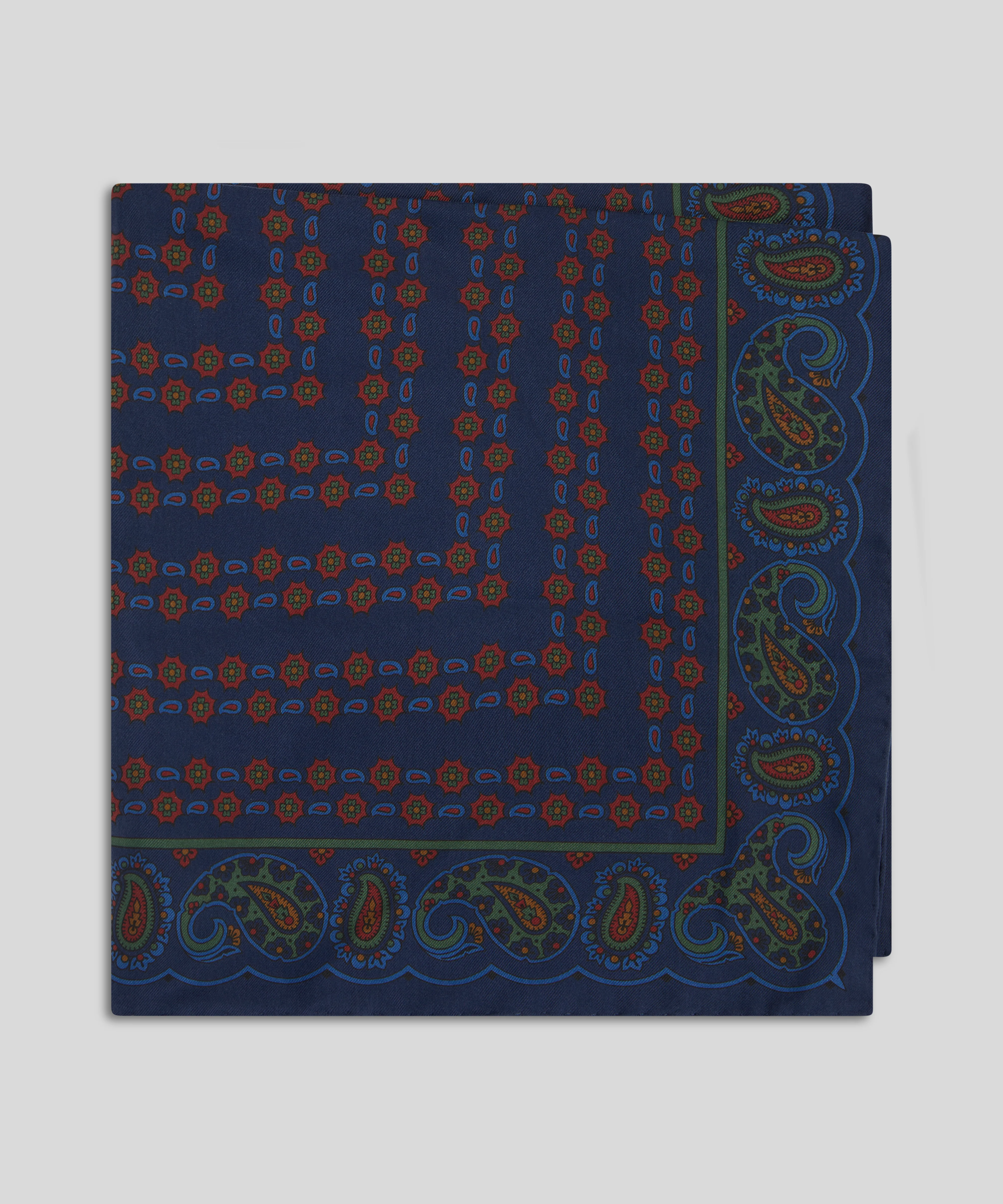 Goodwood Traditional Silk Pocket Square