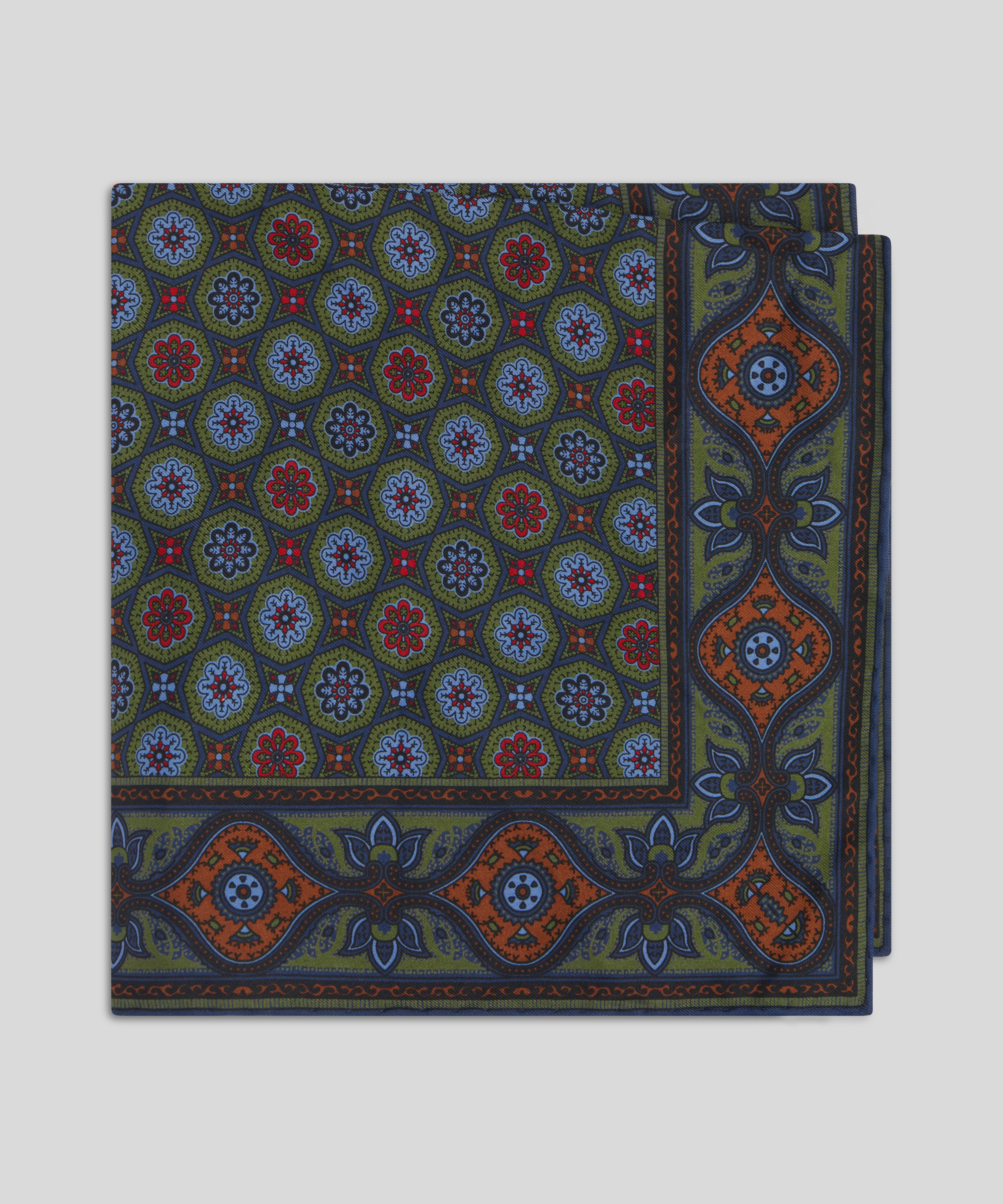 Goodwood Traditional Silk Pocket Square - Image 11