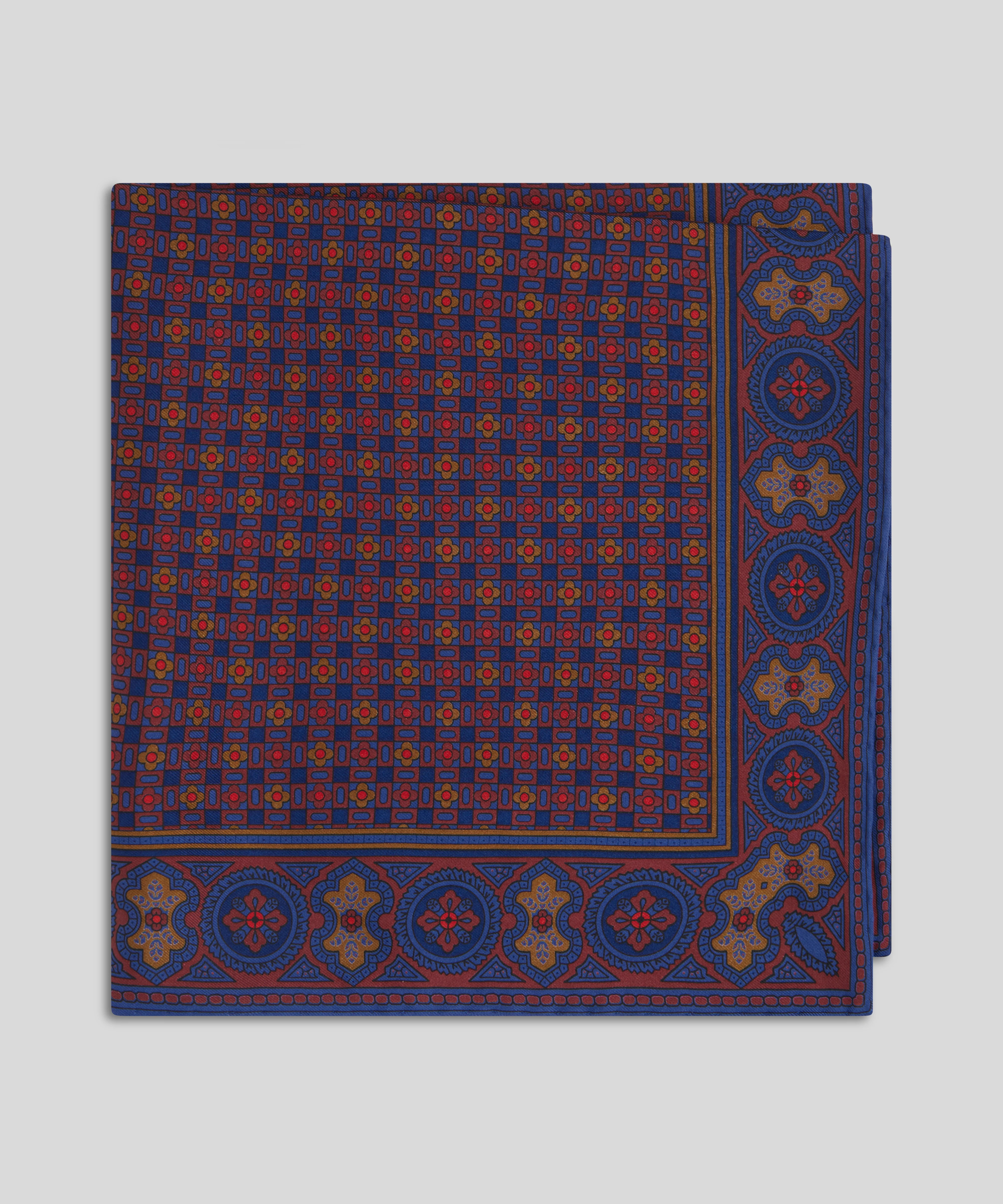 Goodwood Traditional Silk Pocket Square - Image 2
