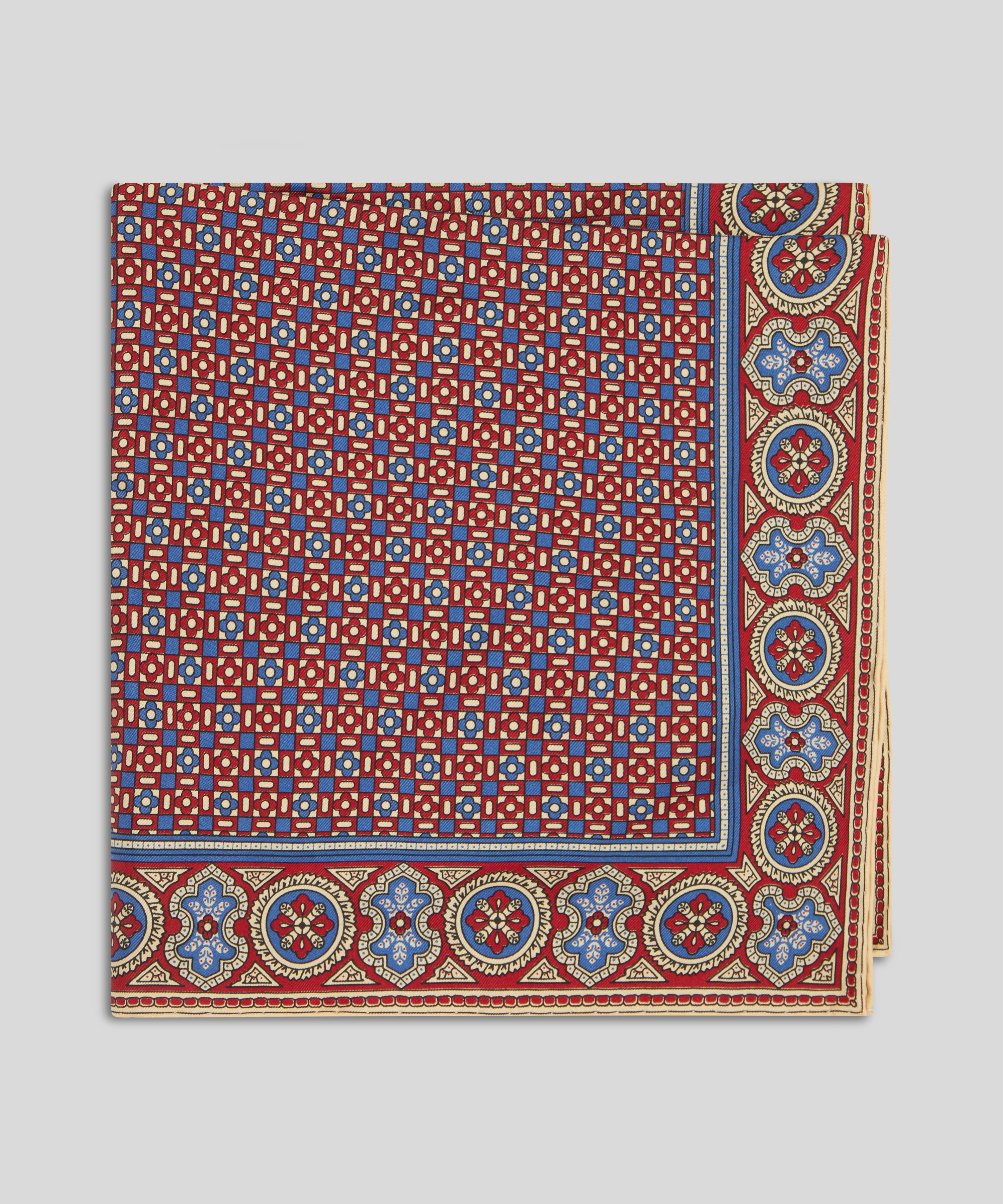 Goodwood Traditional Silk Pocket Square - Image 3