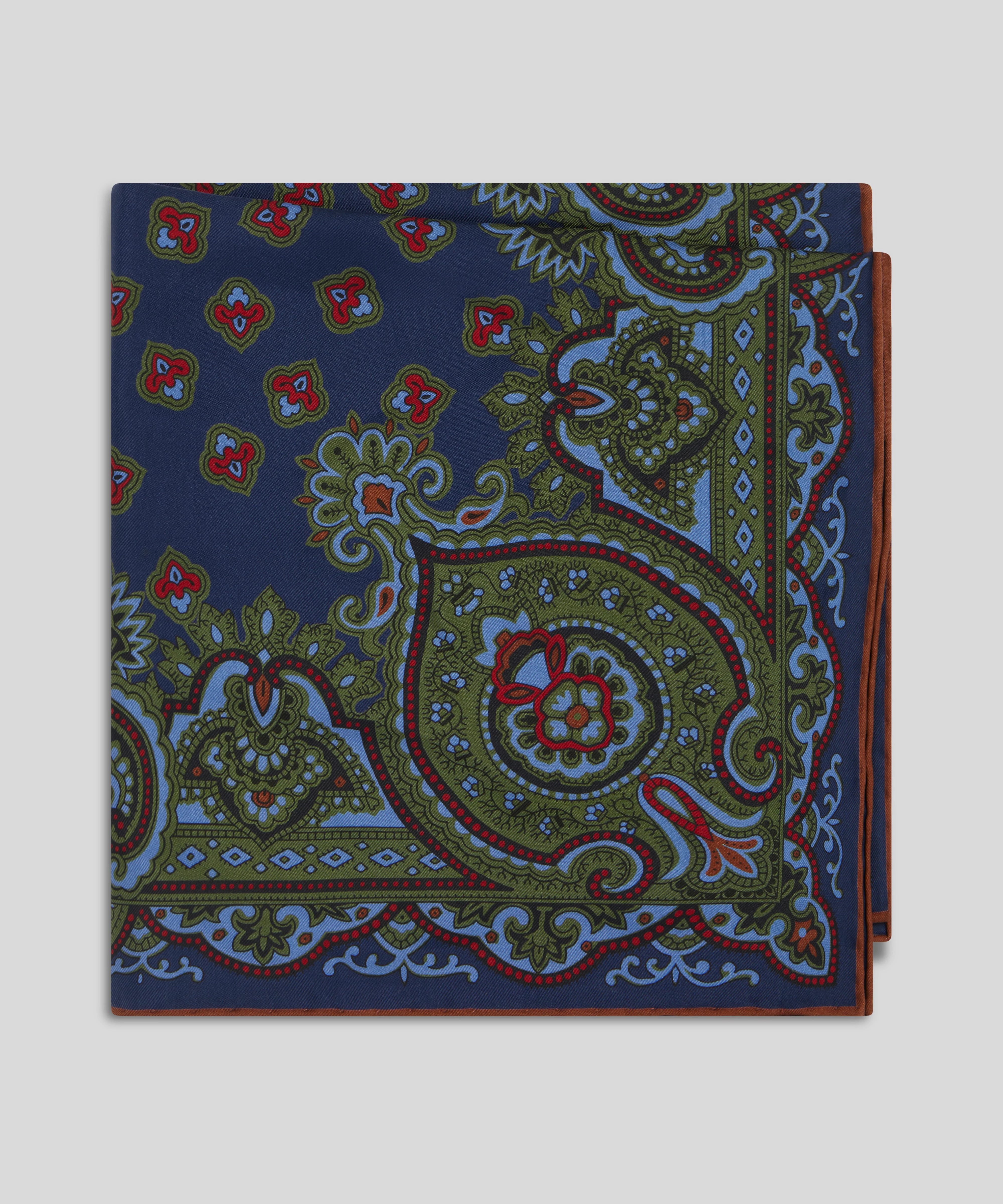 Goodwood Traditional Silk Pocket Square - Image 4