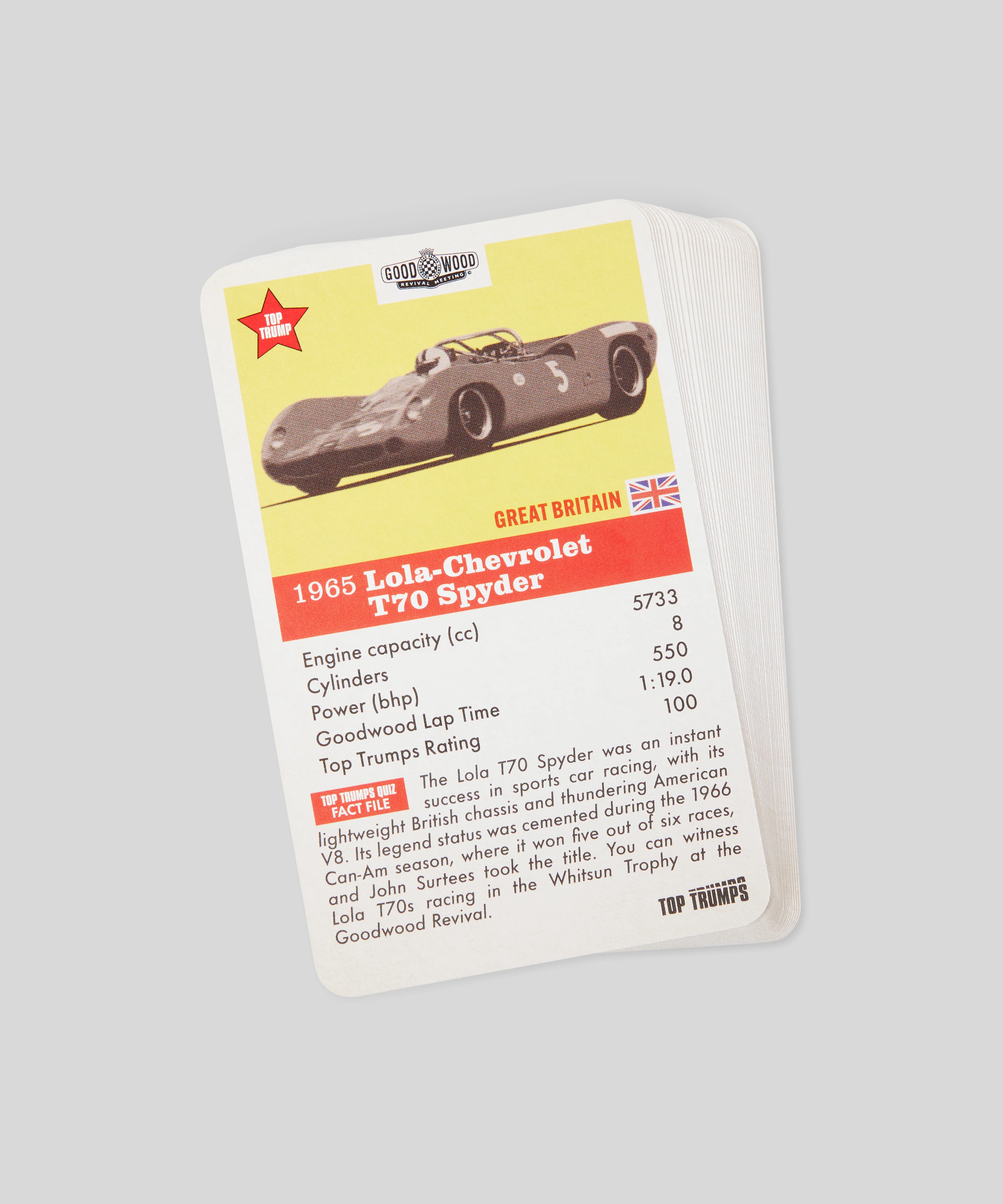 Goodwood Revival Car Top Trumps - Image 3