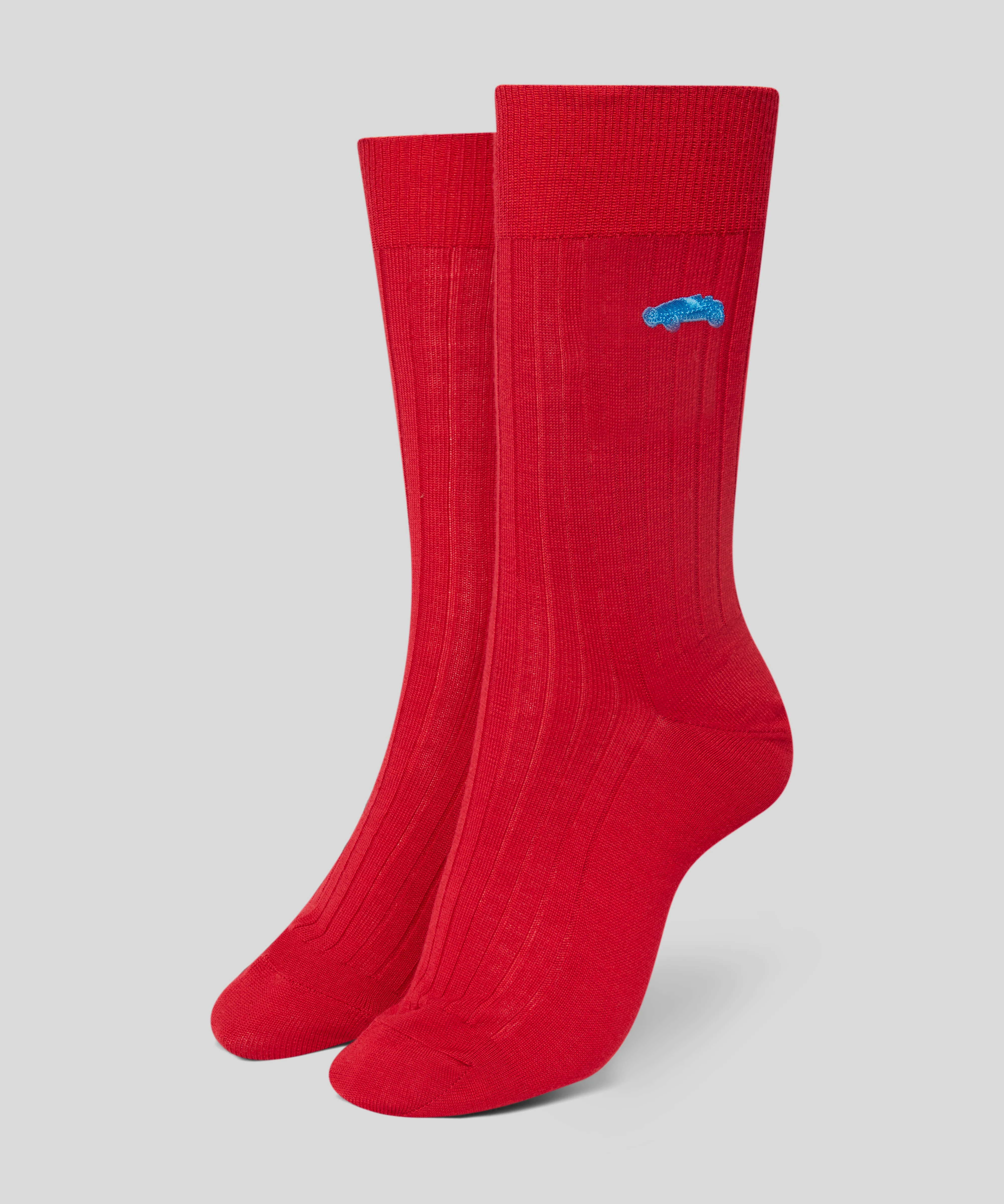 Goodwood Cartoon Racing Car Socks - Image 2